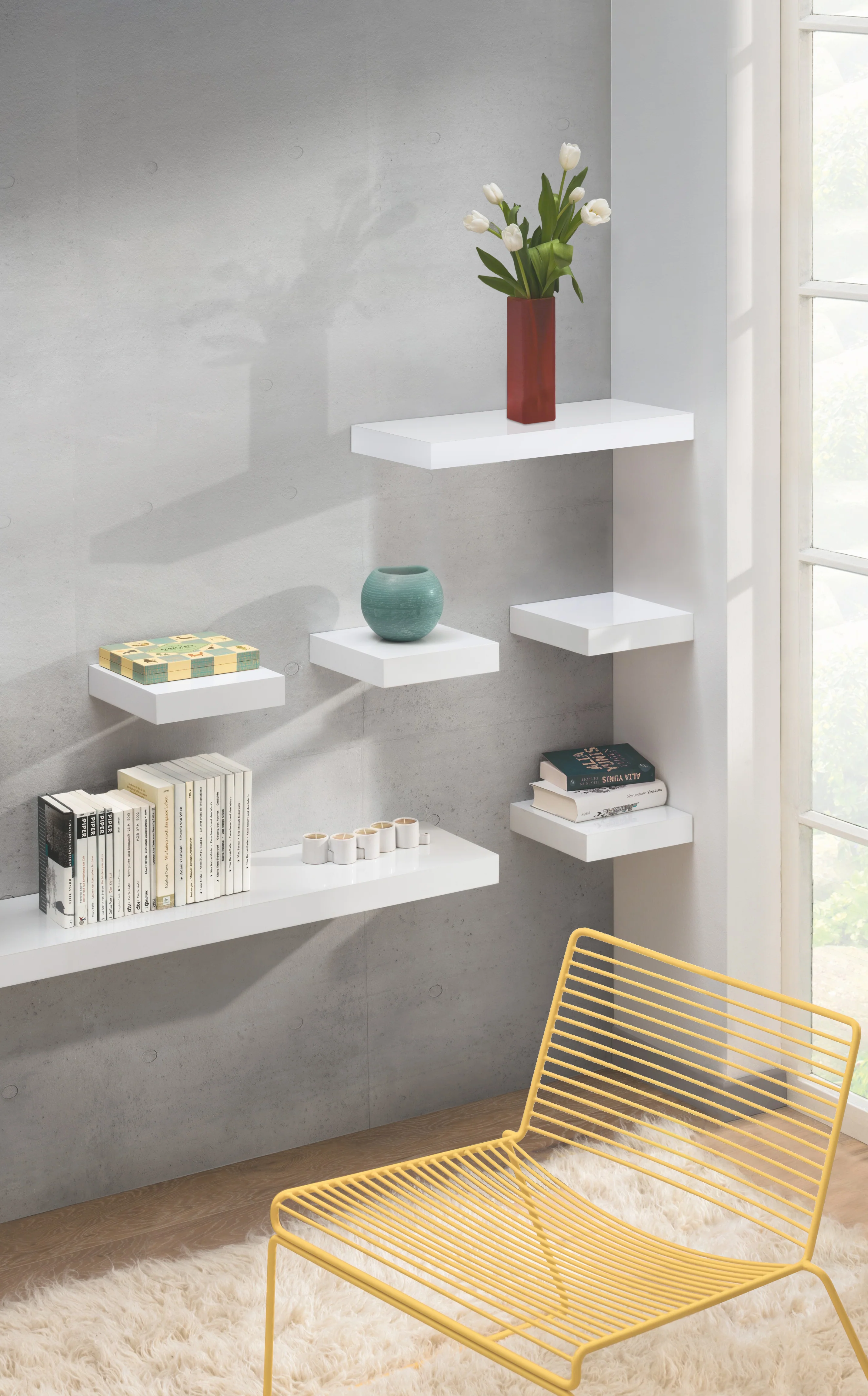 Floating Shelves for Bedroom - Sturdy Wall Shelves for Bedroom with Professional Modern Finish - Image 40
