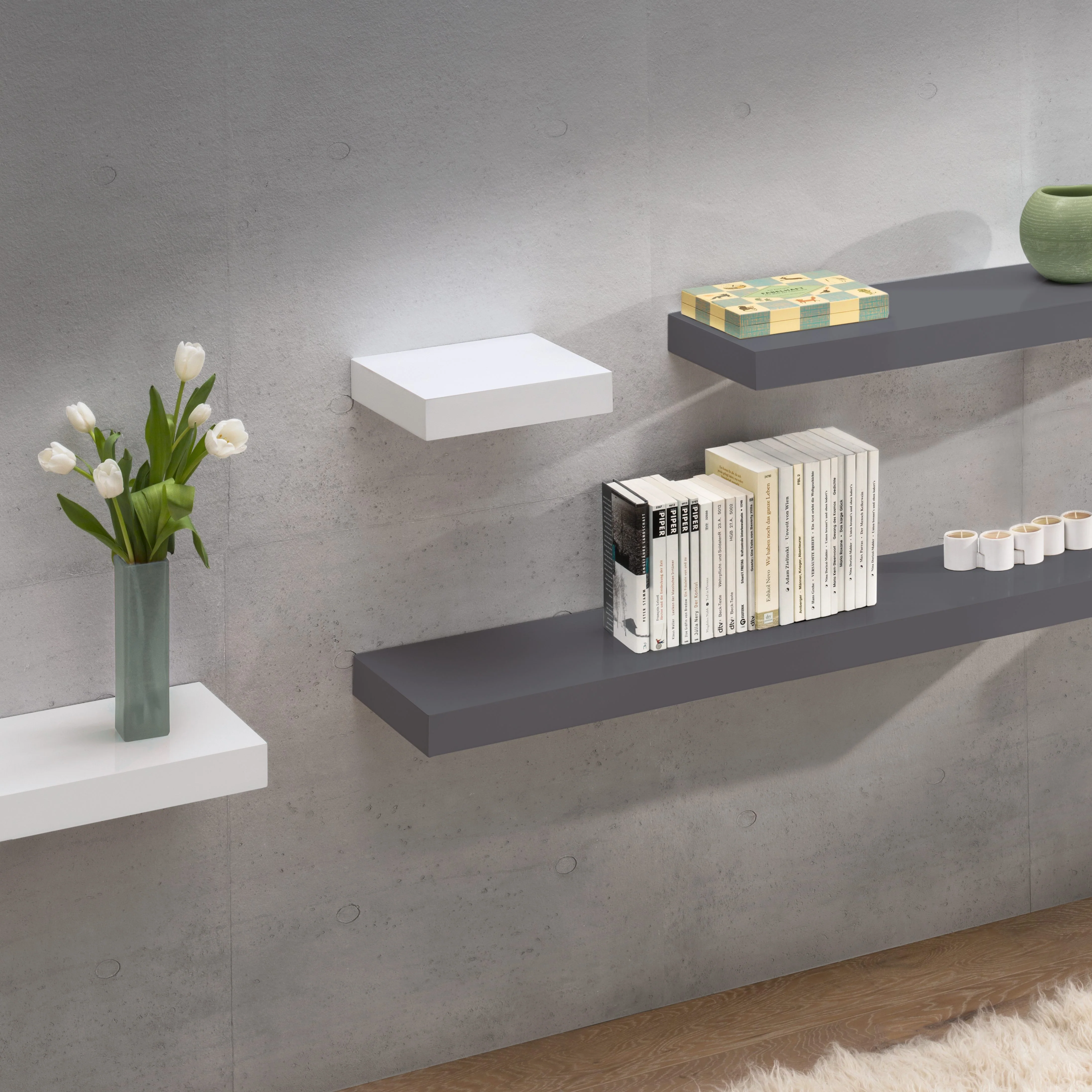 Floating Shelves for Bedroom - Sturdy Wall Shelves for Bedroom with Professional Modern Finish - Image 42