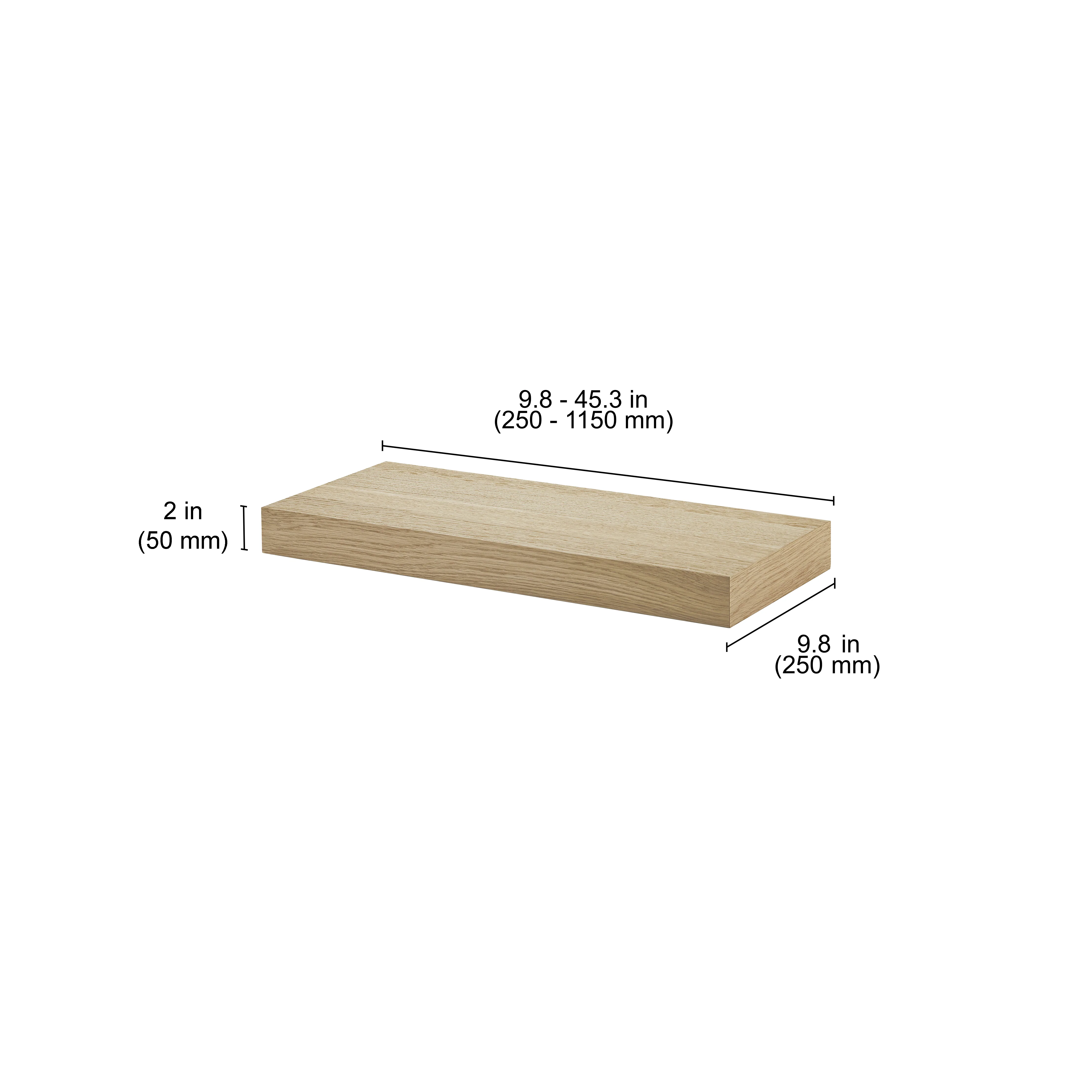 BIG BOY Floating Shelf - Real Wood Veneer - Image 3