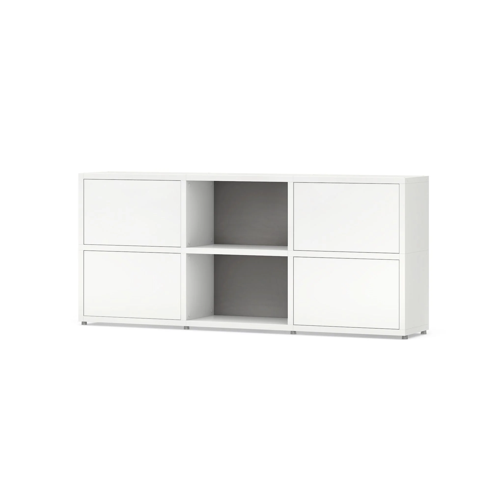 BOON Cube Storage Shelf Rectangular 3x2 Accessorized