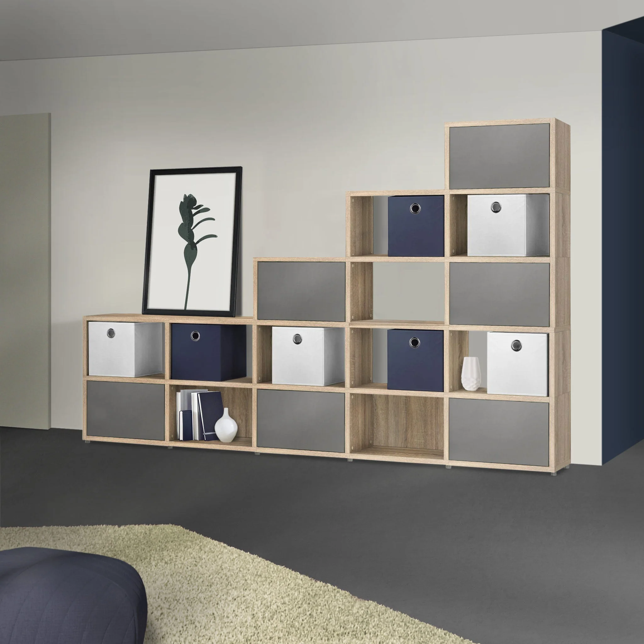 BOON Cube Storage Shelf Rectangular Step 5x5 - Image 3