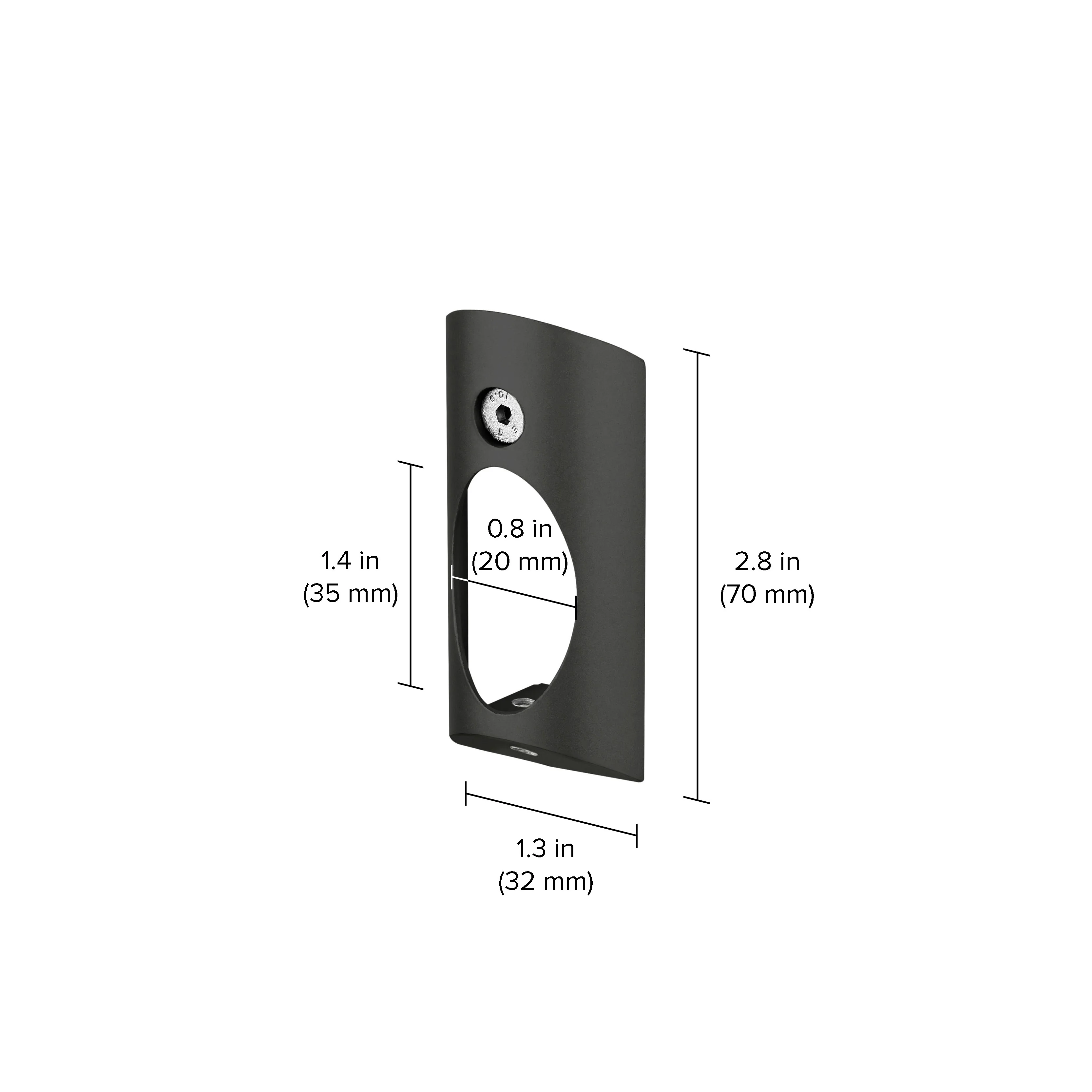 CLOS-IT Hanging Rail and Lock Set - Black - Image 4