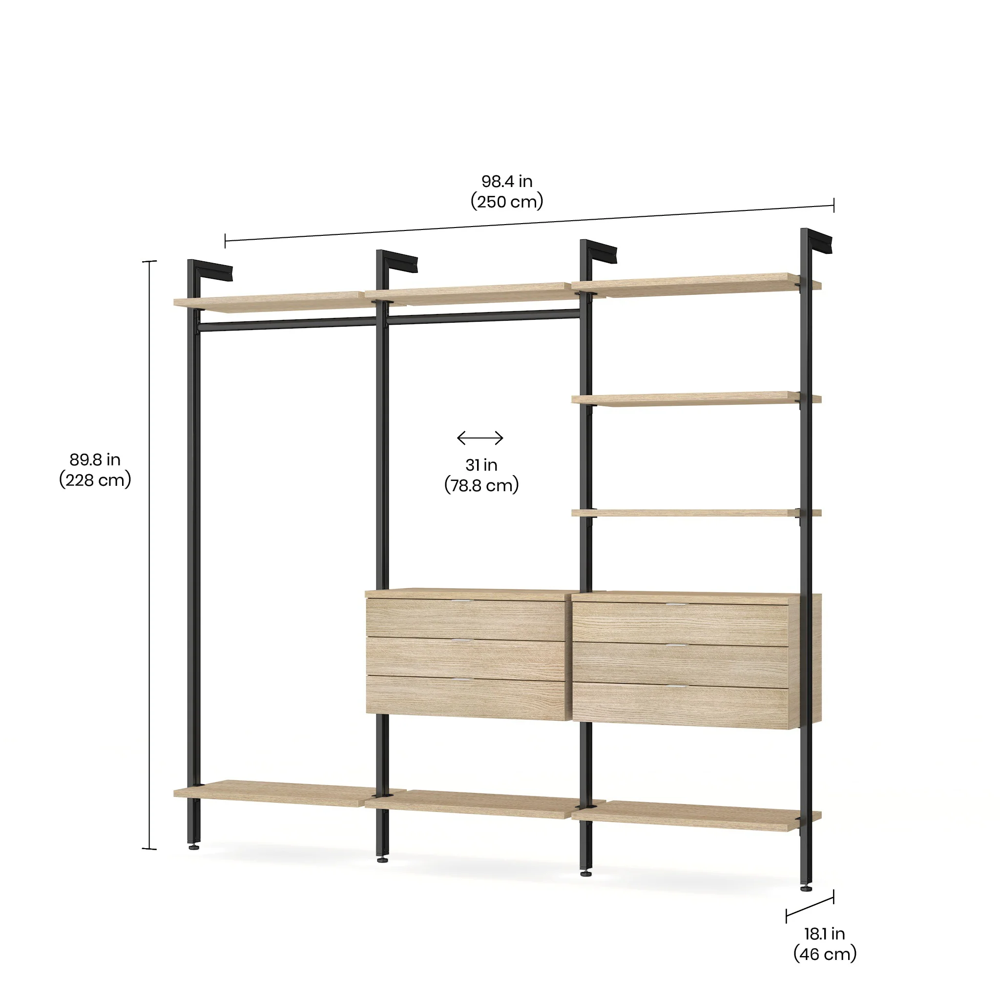 CLOS-IT W-305 Modular Closet Storage - Image 4