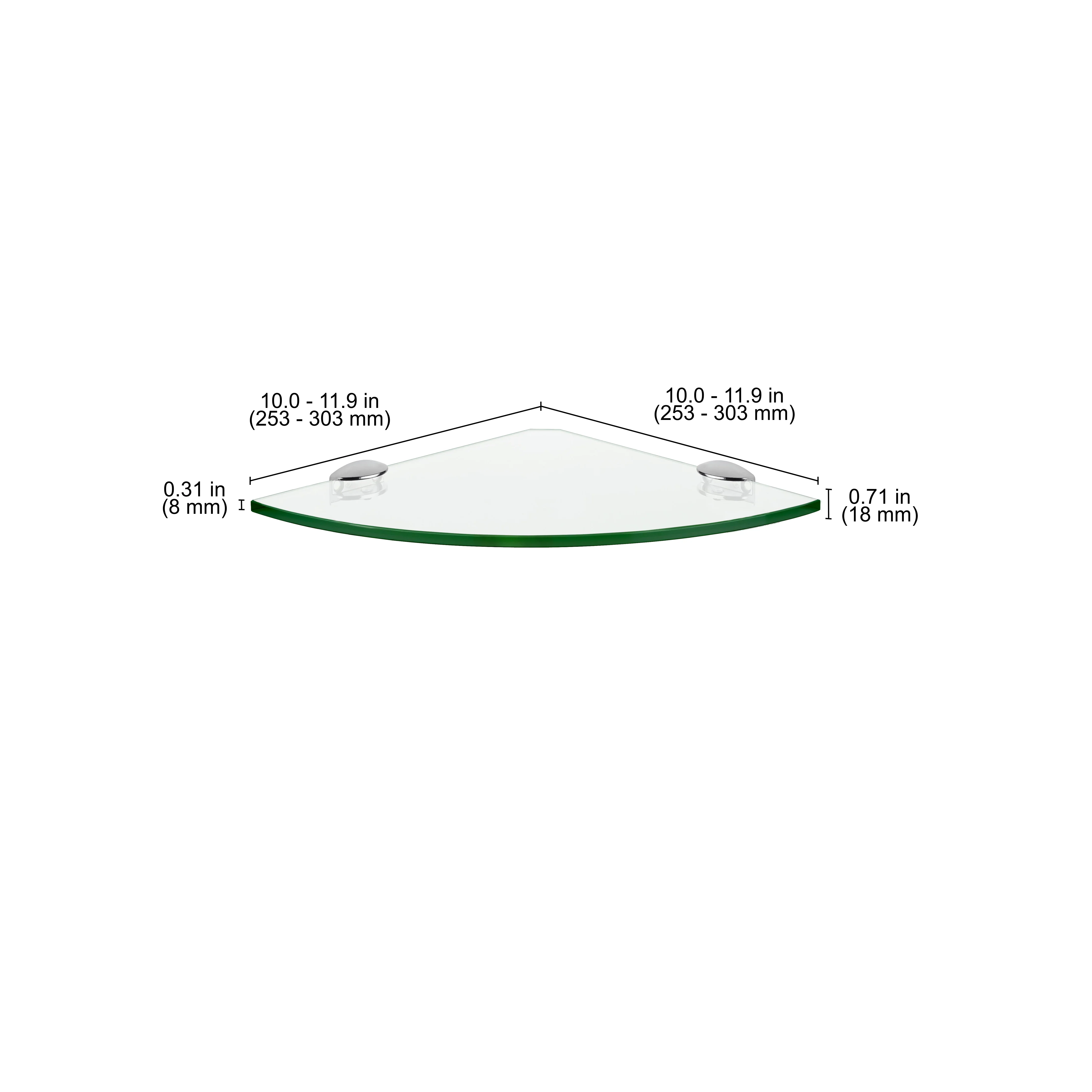 GLASSLINE Corner Shelf and FLIC Clip - Image 4