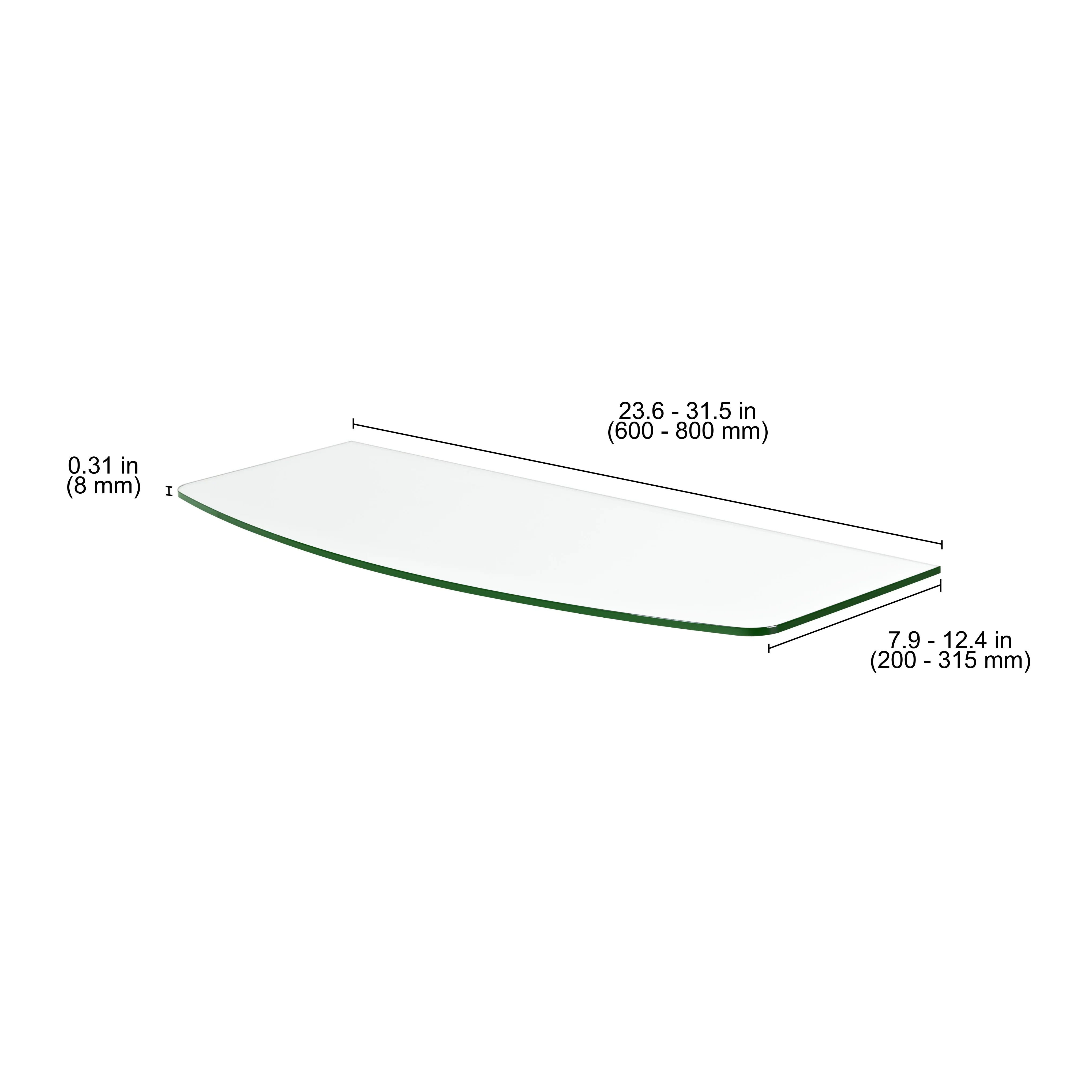 GLASSLINE Shape Shelf Board - Image 9