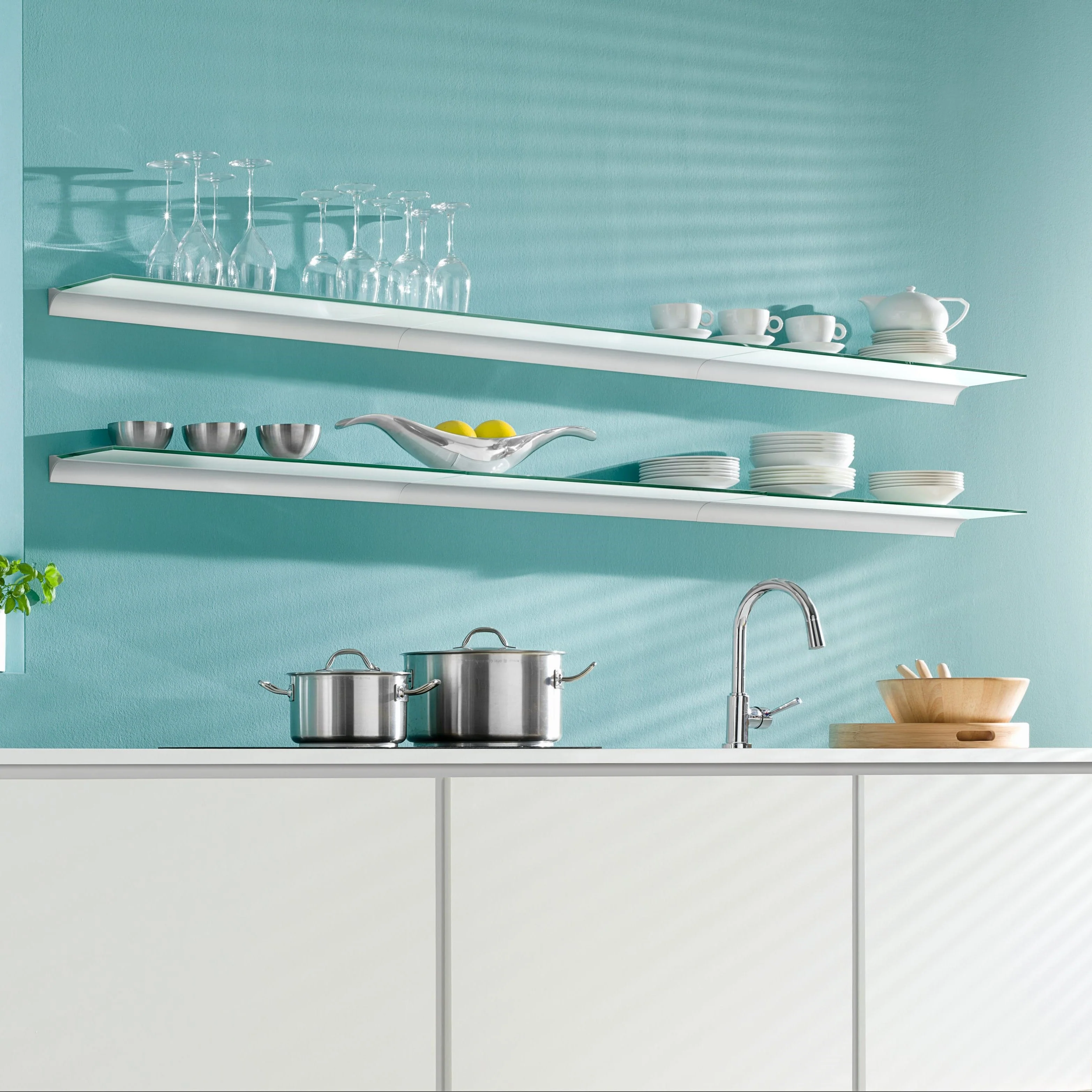 GLASSLINE Square Shelf and RAIL Glass Bracket - Image 4