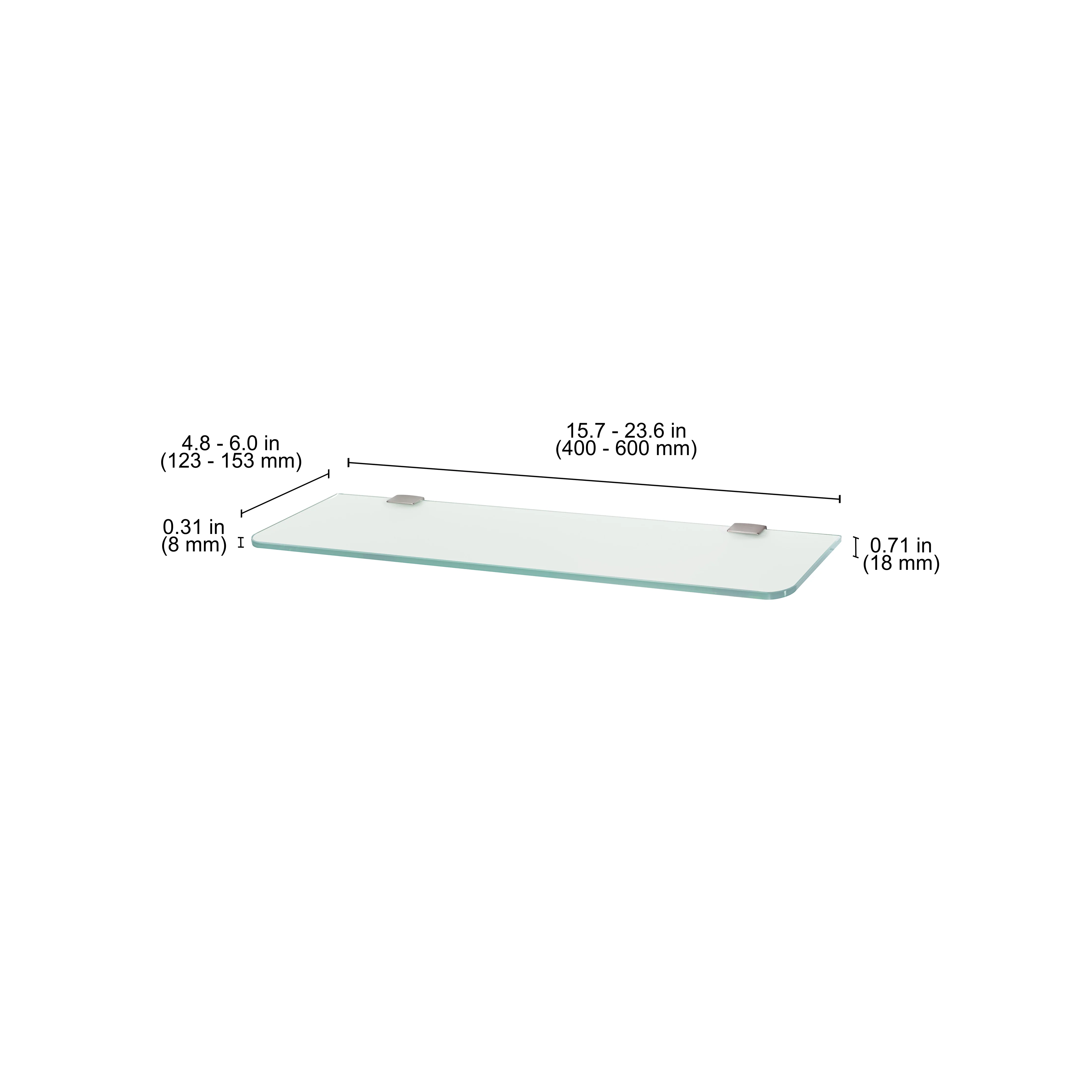 GLASSLINE Standard Shelf and FLAC Clip - Image 4