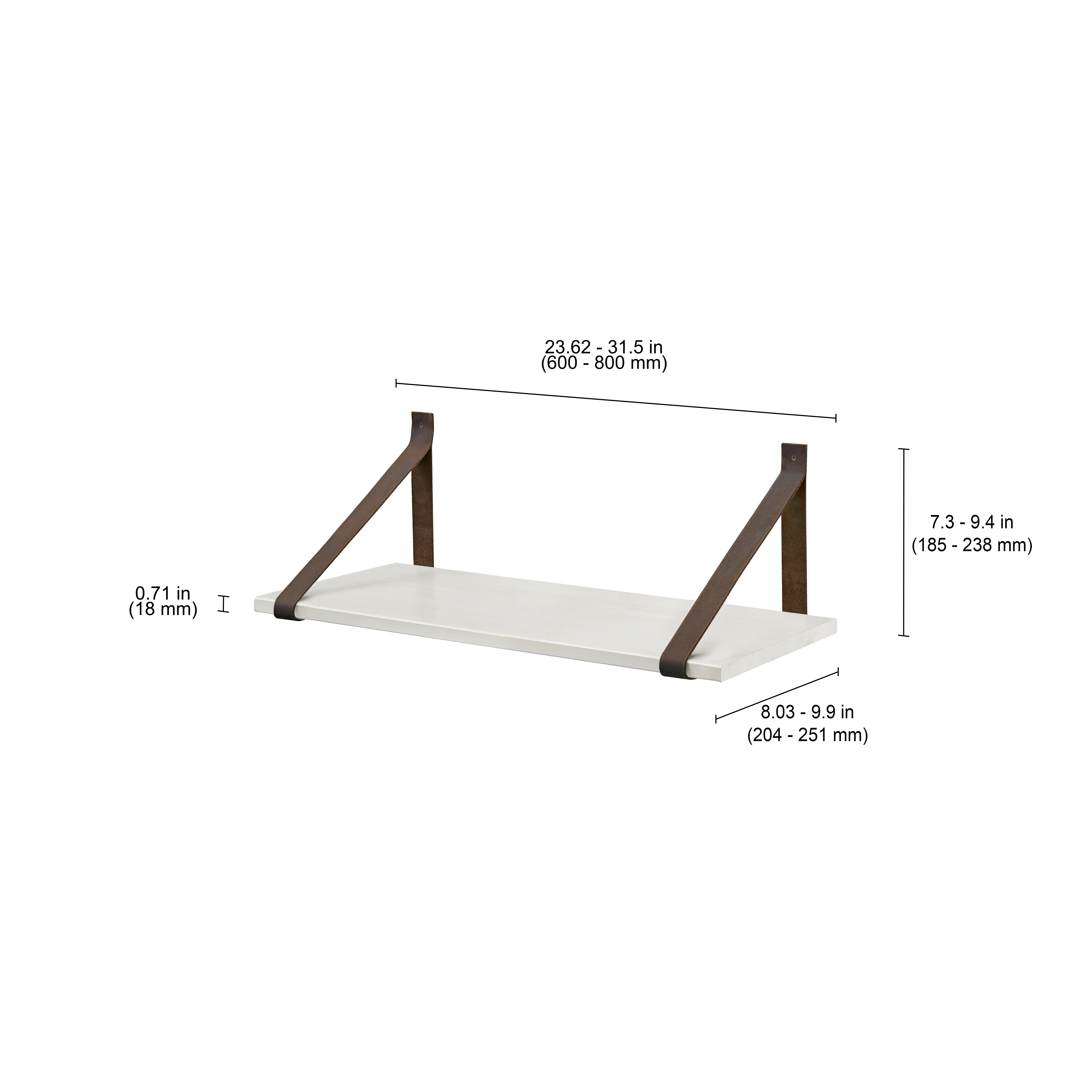 LITE VINTAGE Shelf and LOOP Bracket - Image 8