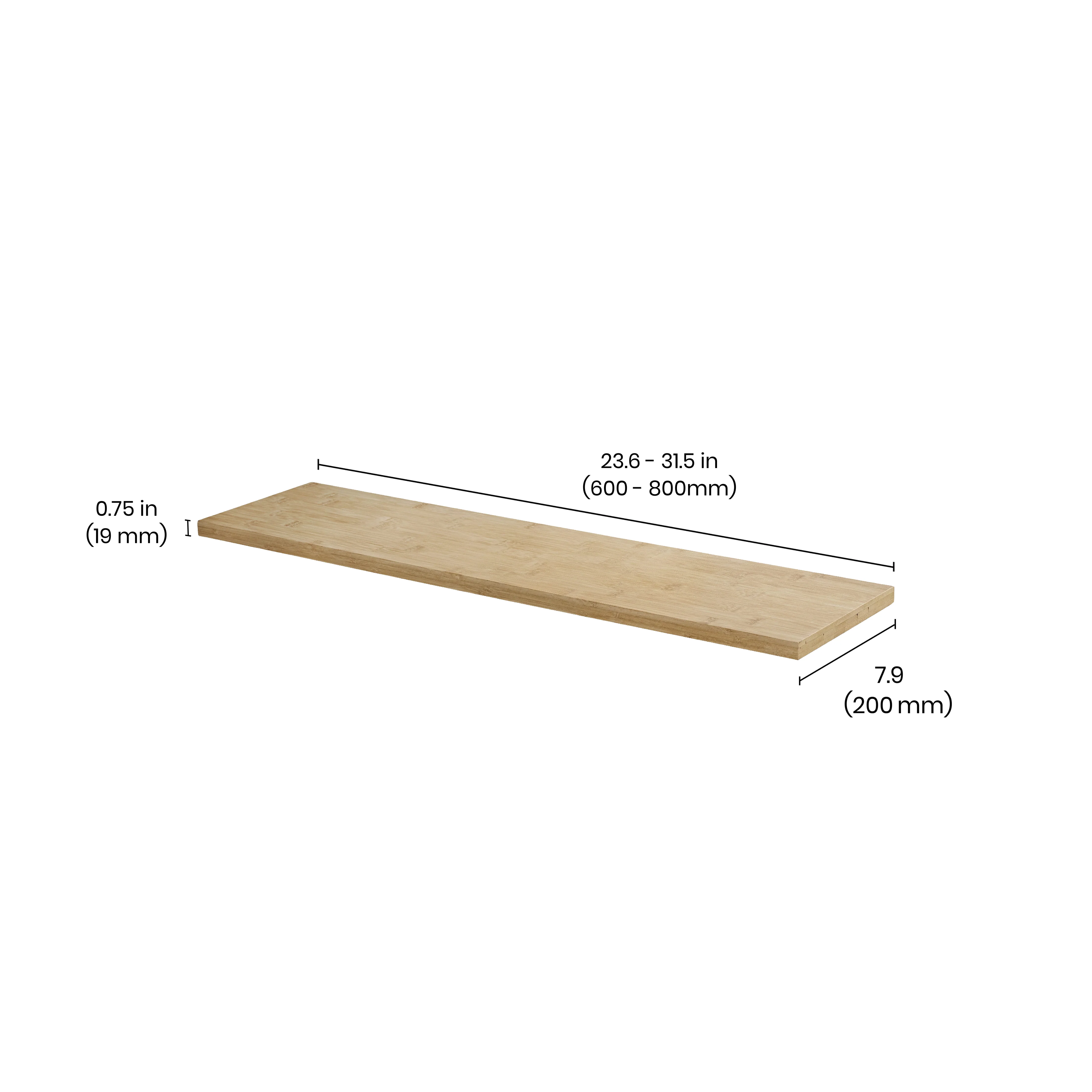 LITE Shelf Board - Bamboo - Image 4