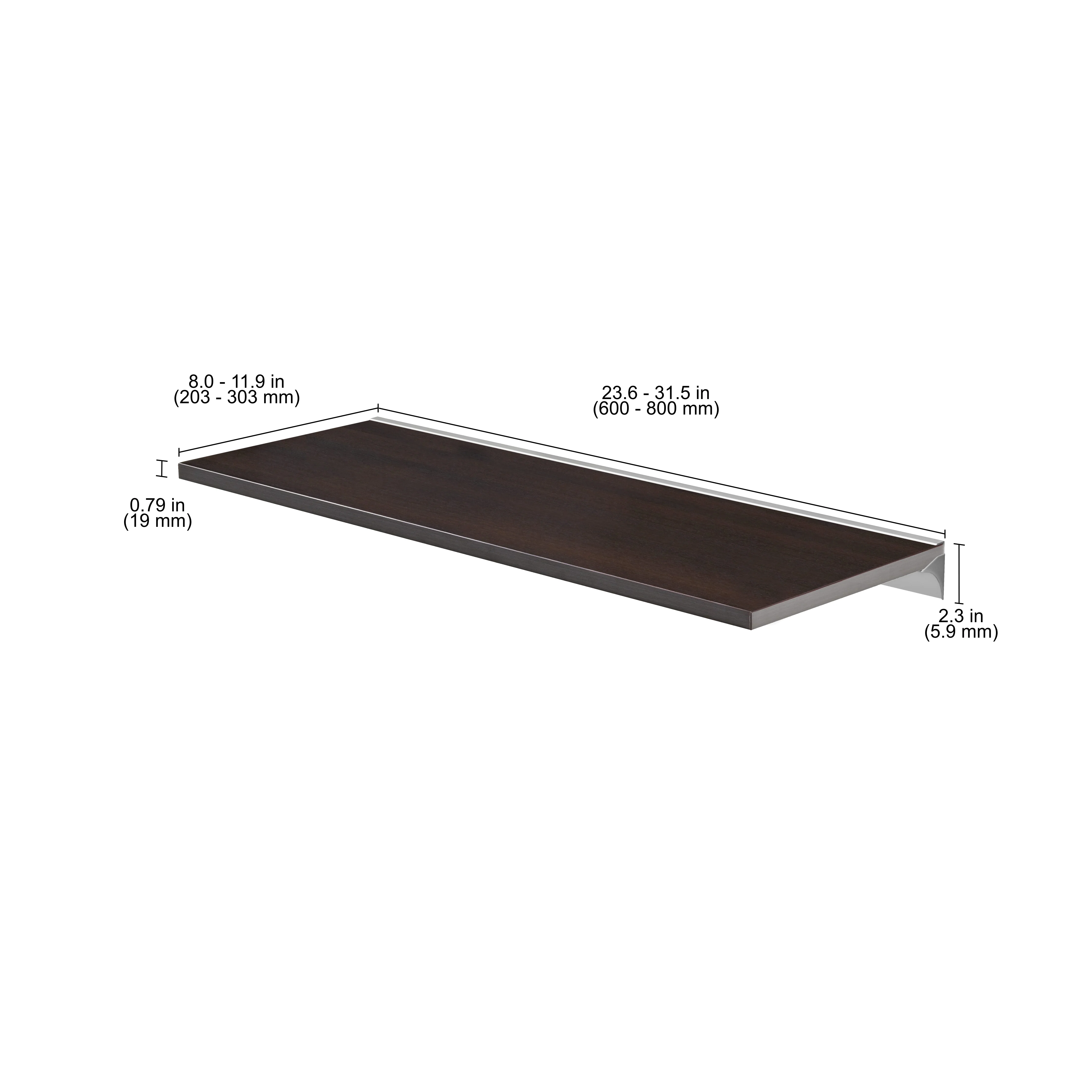 LITE Shelf and RAIL Wood Bracket - Image 12