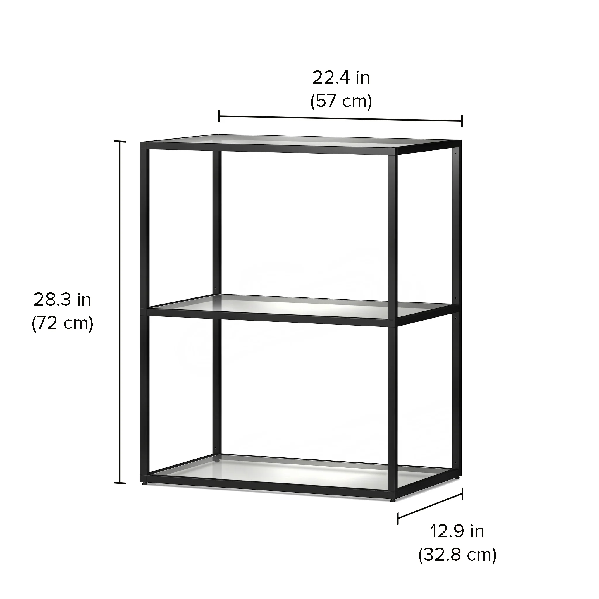 Custom Shelves - Modern Freestanding Bookcase with German Engineering Design LIUM Decorative Shelving Unit L 1x2 - Image 6
