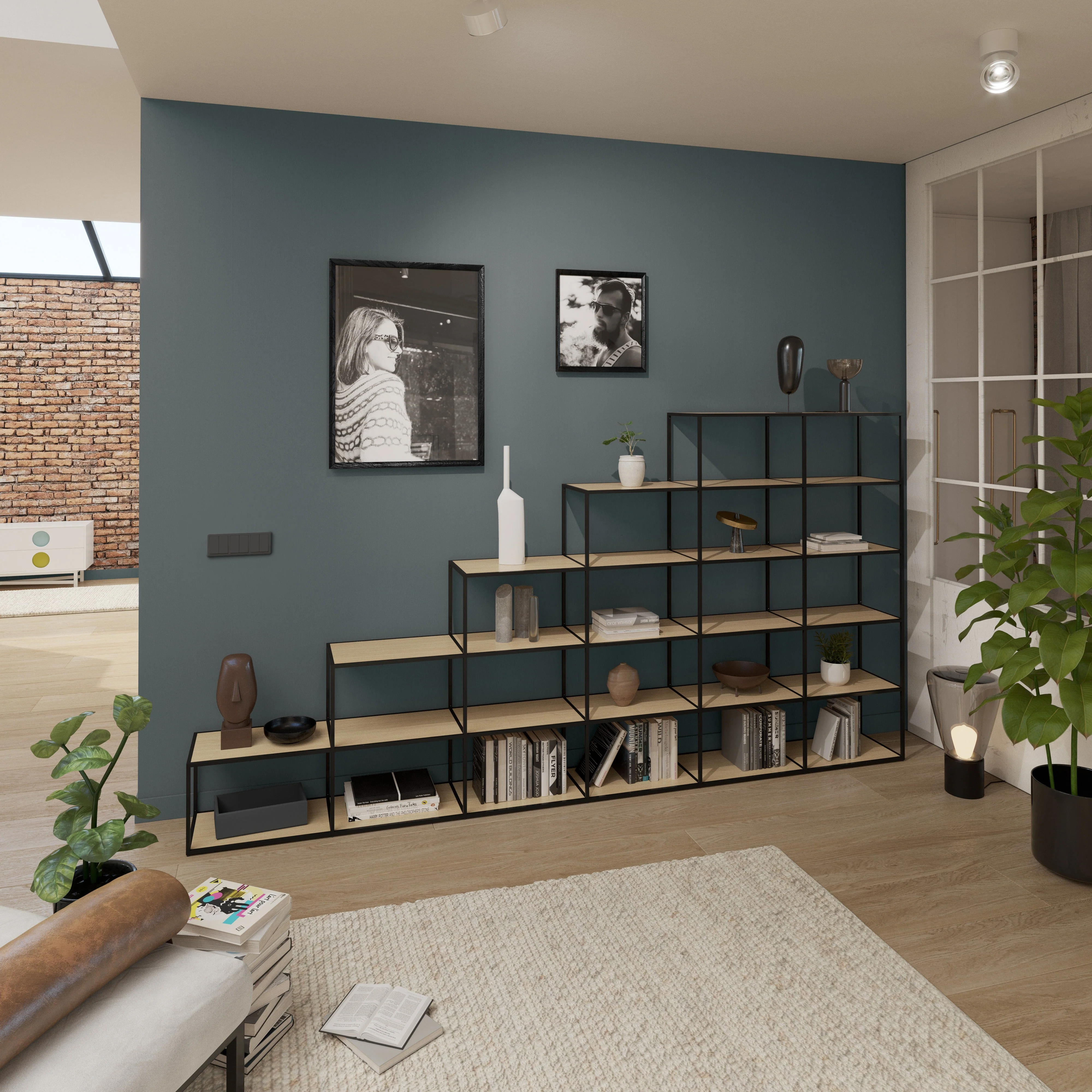 Small Wall Shelf & Wall Rack - Modern Wall Storage with German Engineering & Sturdy Construction LIUM Decorative Shelving Unit XL 1x1 - Image 3