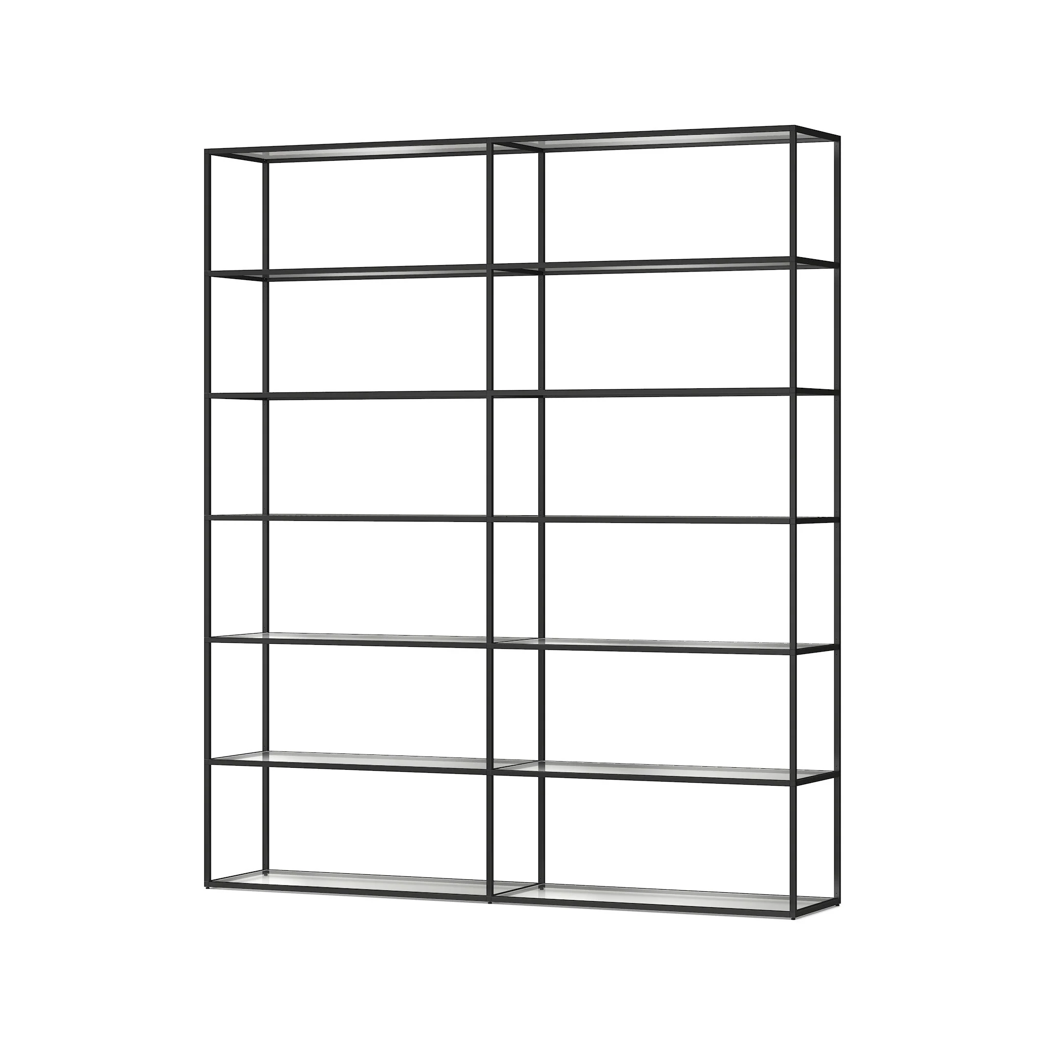 Freestanding Bookshelf System - Modern Display Storage with Custom Shelves LIUM Decorative Shelving Unit XL 2x6 - Image 4