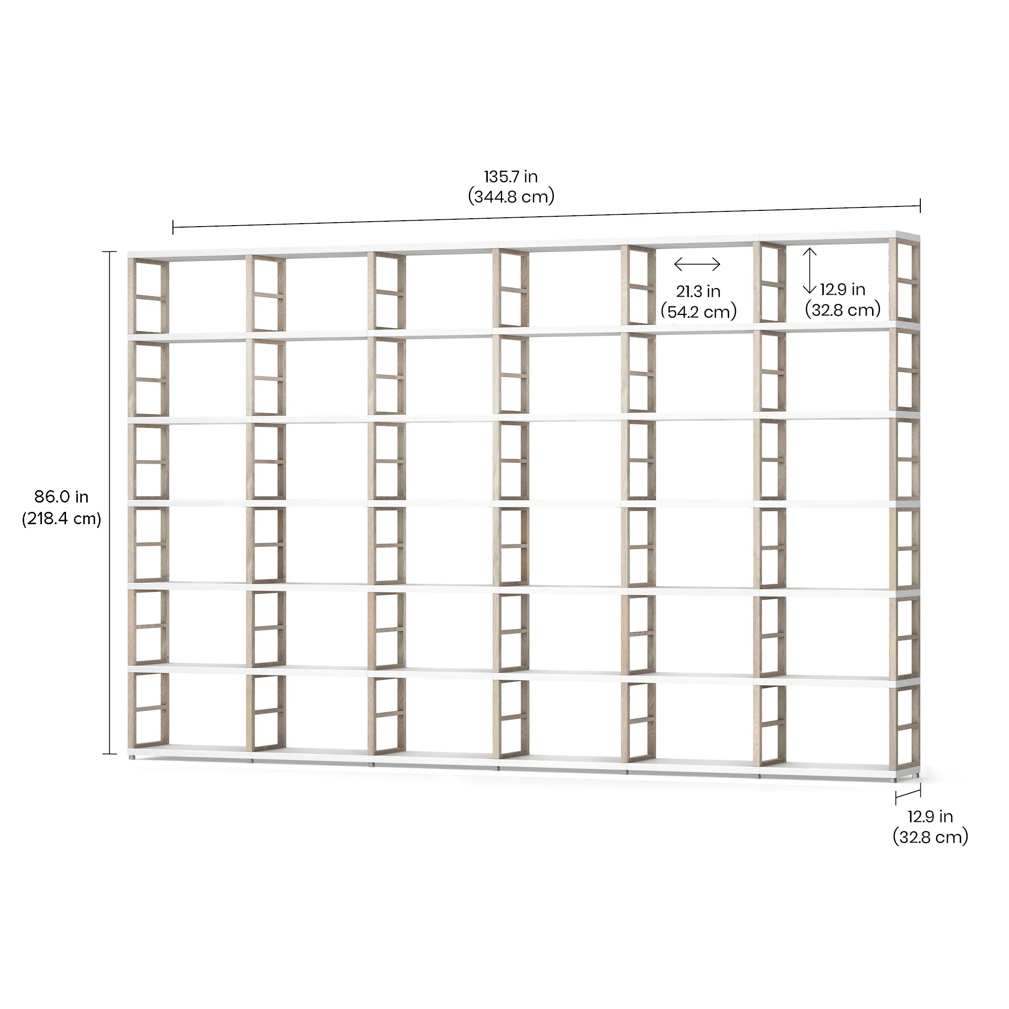 MAXX Modern Shelving Unit 6x6 - Image 6
