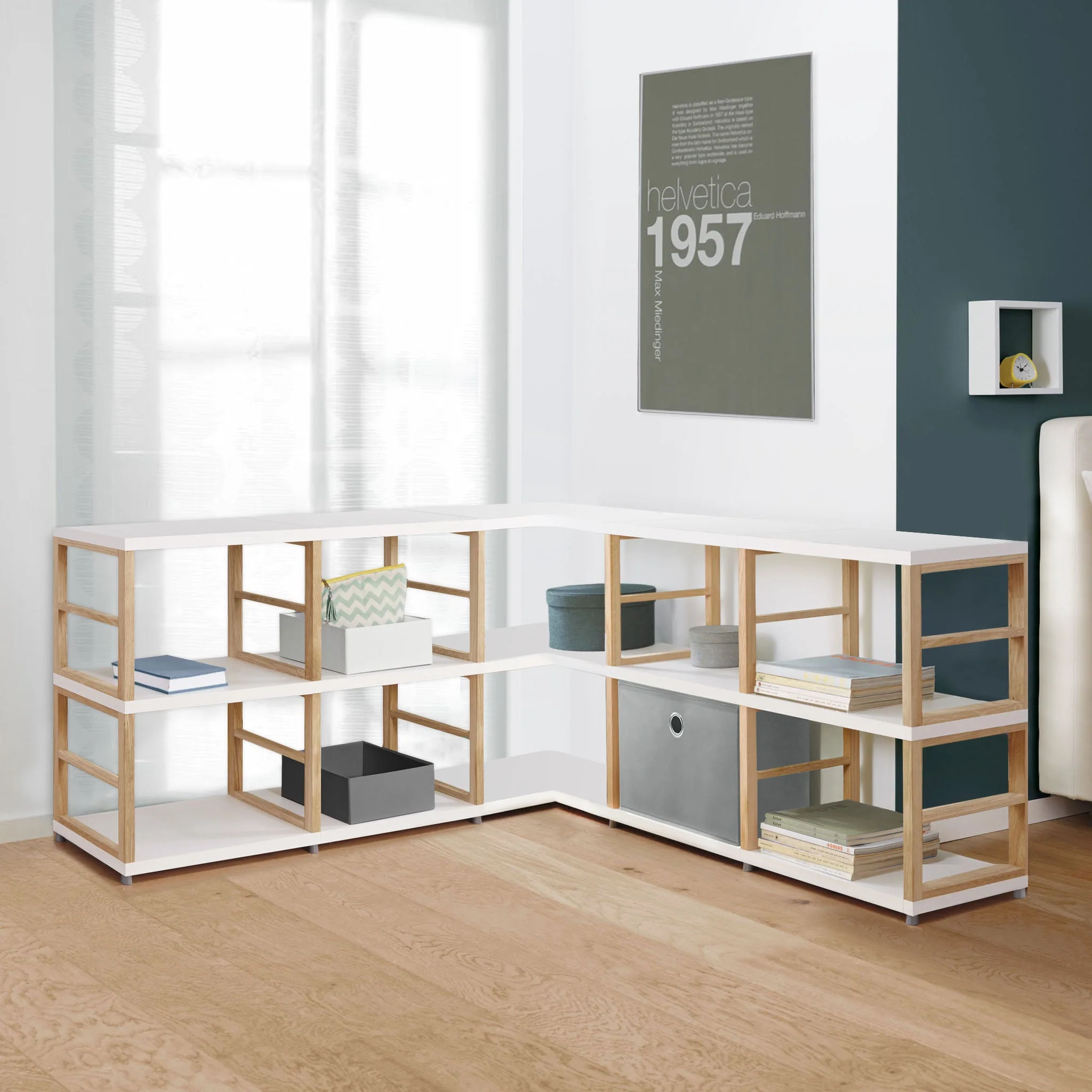 MAXX Modern Shelving Unit Corner 3x2 - Image 2