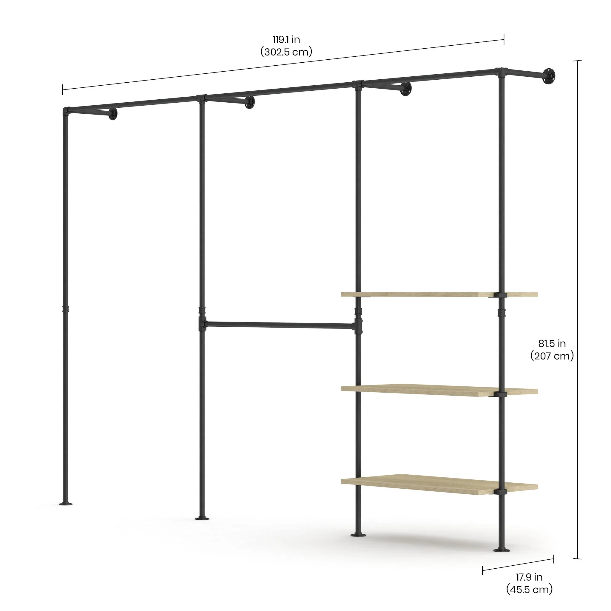 PIPE Wardrobe Wall 6 - Image 4