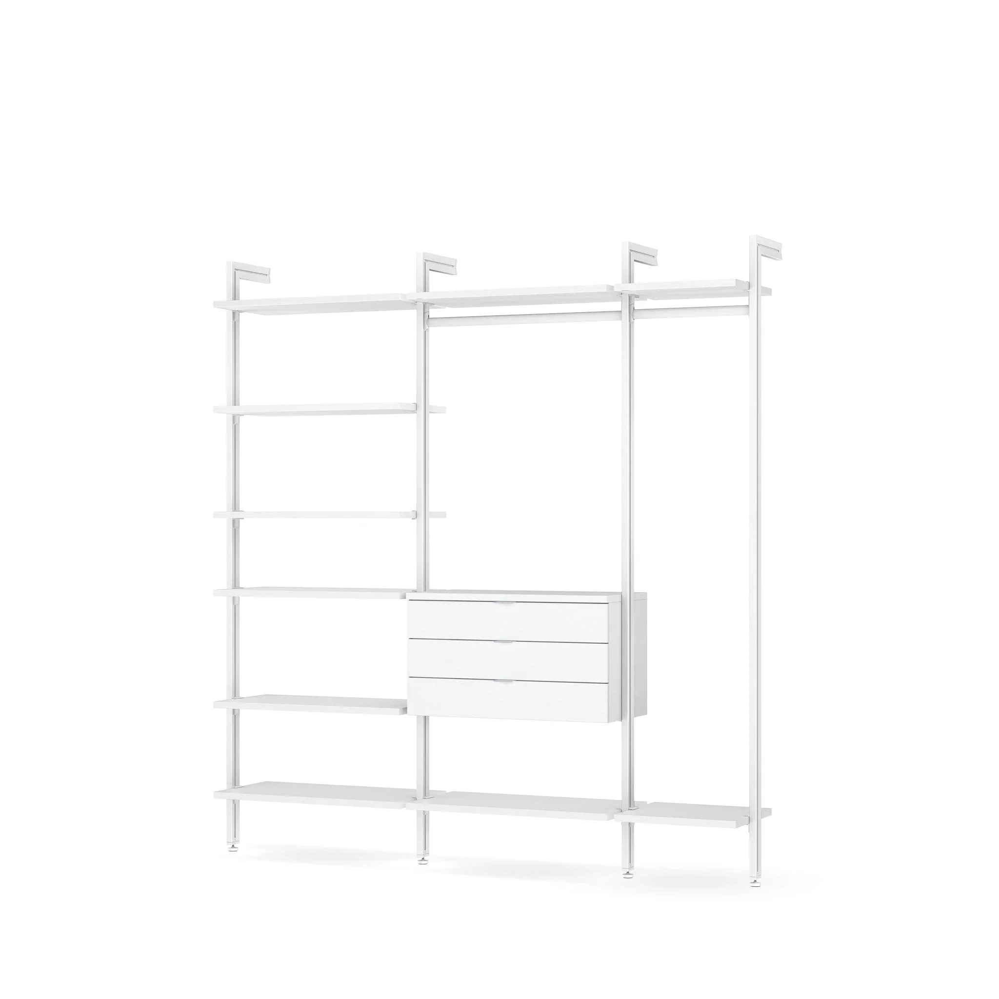 Premium Closet System with Drawers - Modern Modular Walk-In Organization CLOS-IT W-254 - Image 4