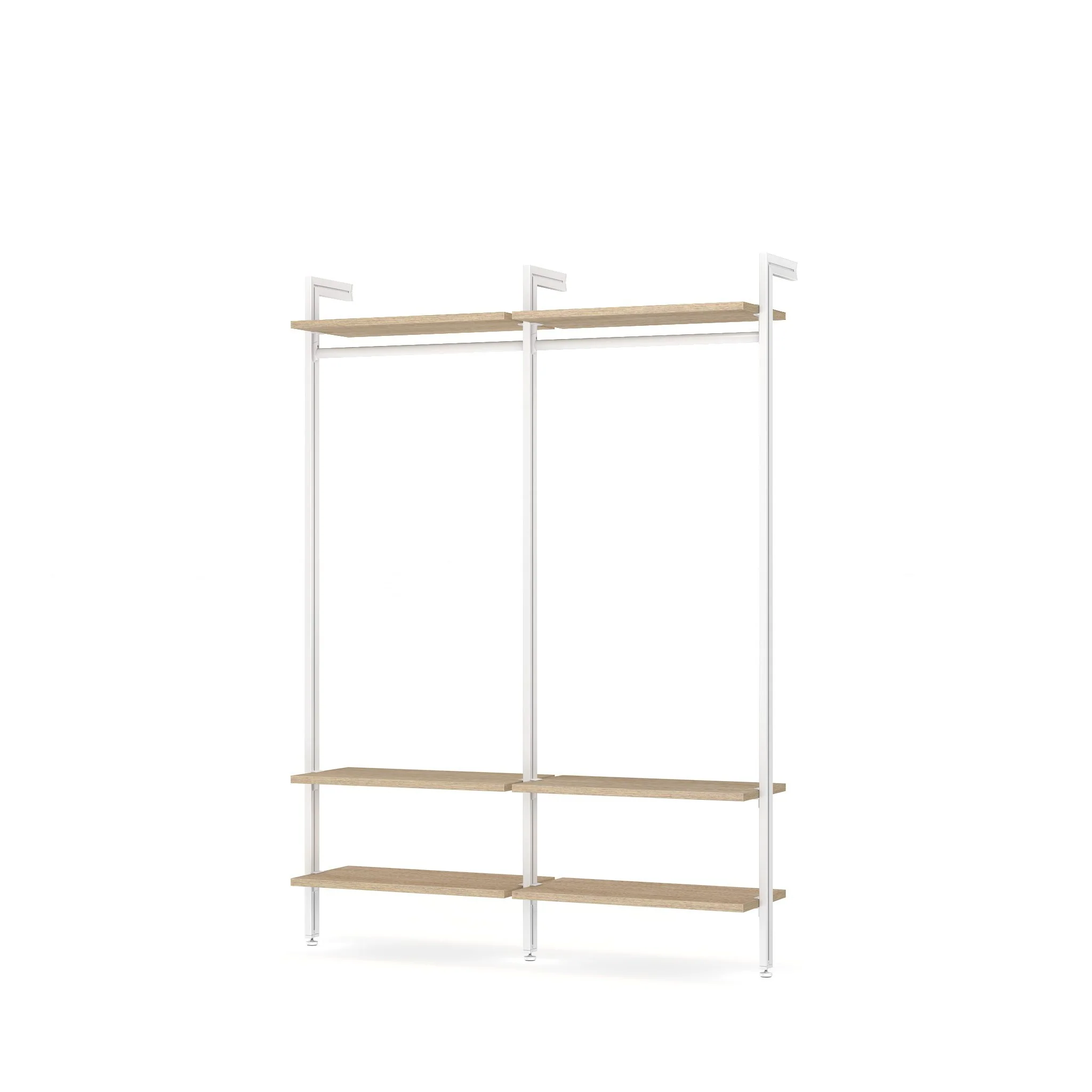 Premium Custom Closet Systems - Modern Walk In Closet Organizer with Easy Installation CLOS-IT W-200 - Image 3
