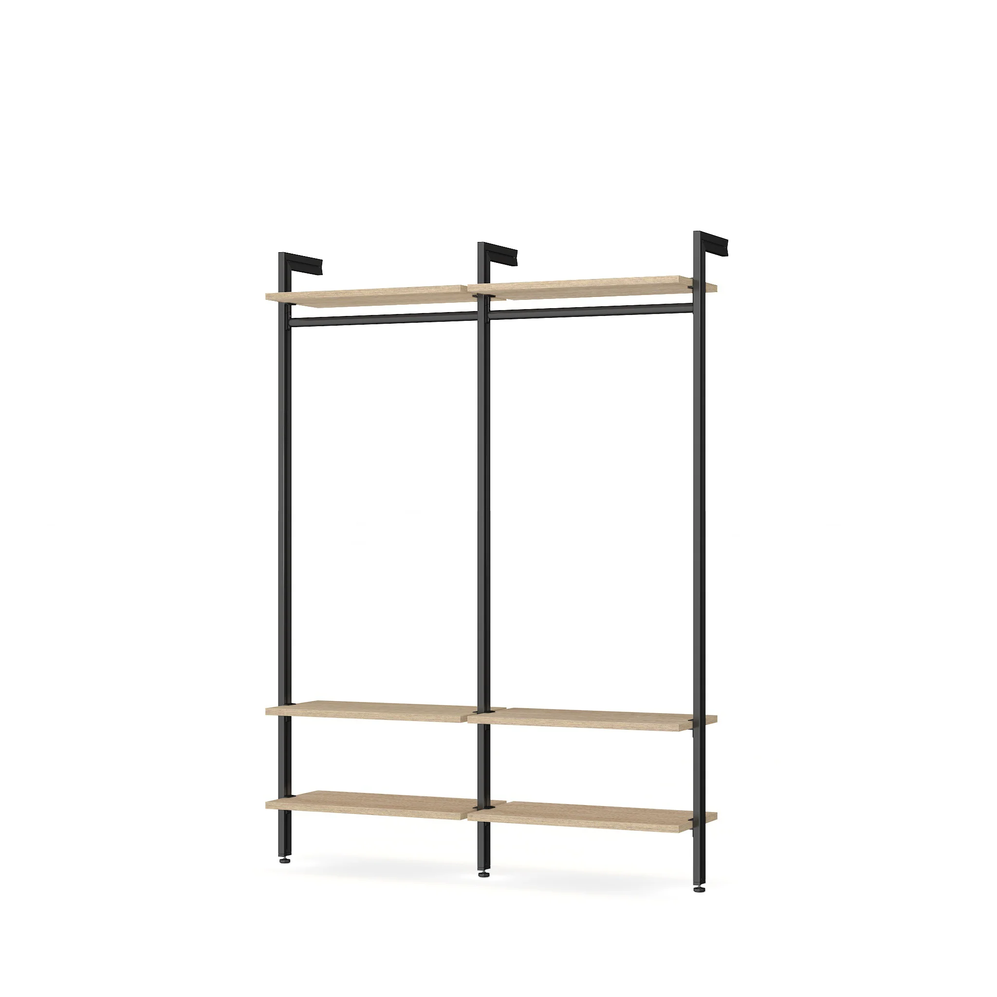 Premium Custom Closet Systems - Modern Walk In Closet Organizer with Easy Installation CLOS-IT W-200 - Image 4