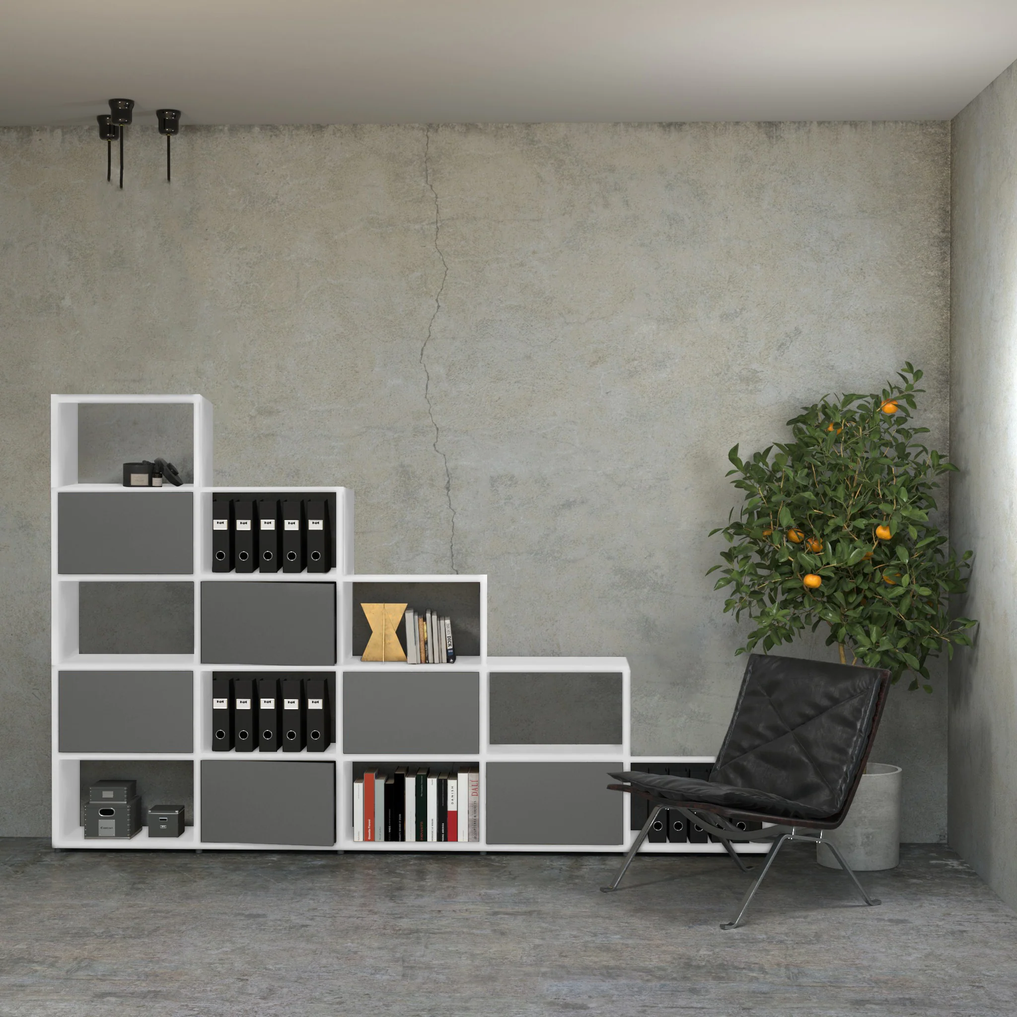 Storage Cubes – Thick Boards, Modern, Customizable Cube Organizer BOON Cube Storage Shelf Rectangular 1x3 - Image 4
