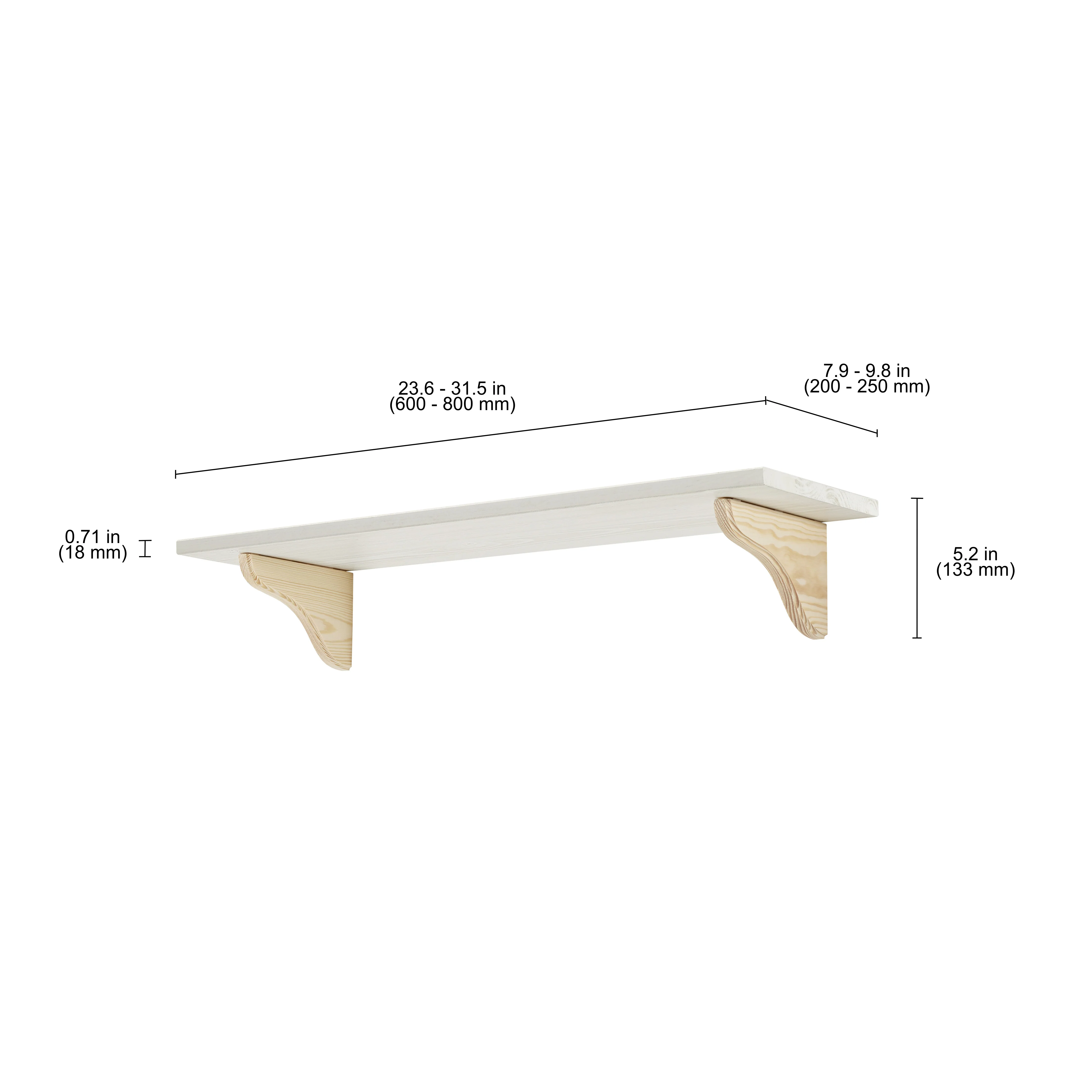 LITE VINTAGE Shelf and BASIC Bracket - Image 4
