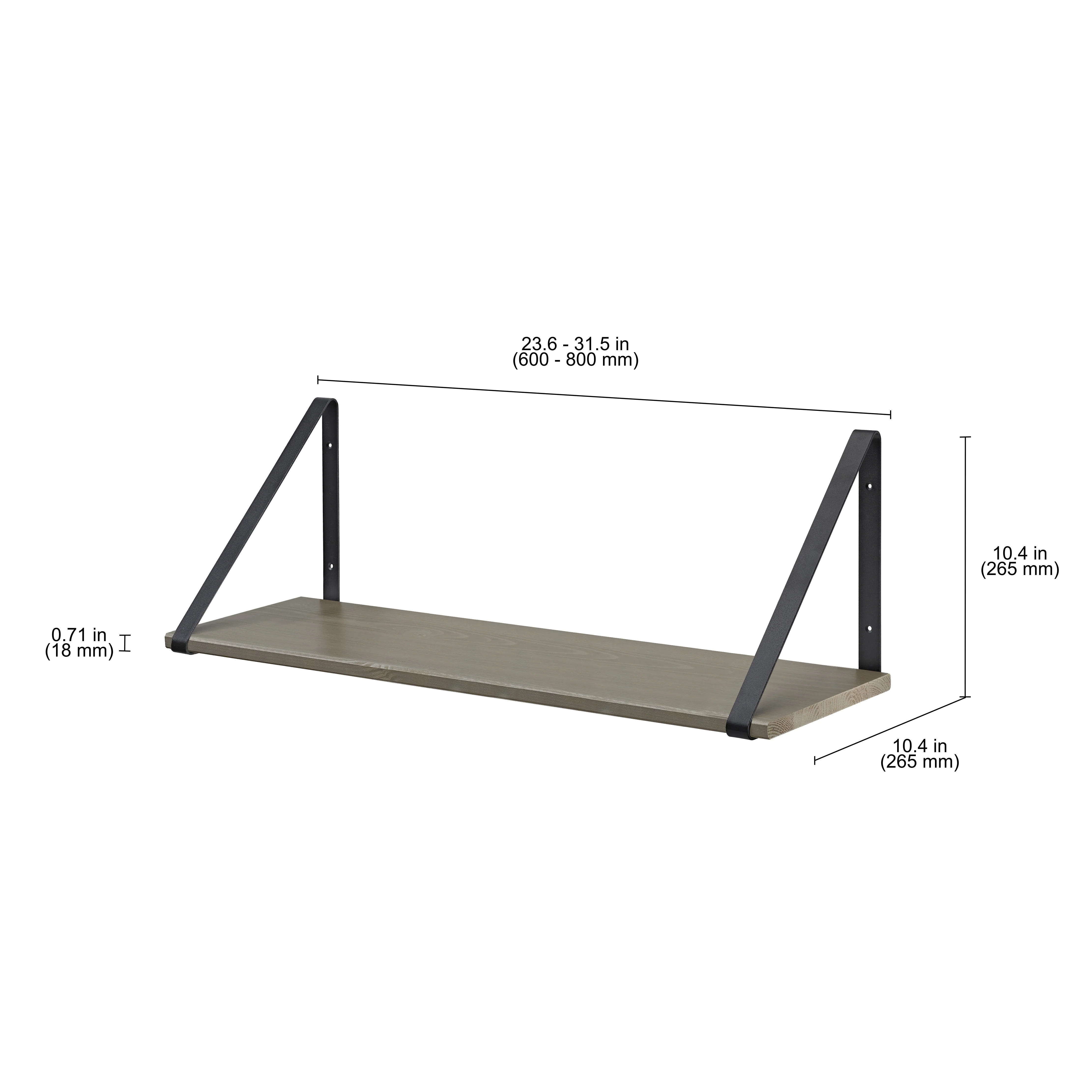 LITE VINTAGE Shelf and BERMUDA Bracket - Image 4