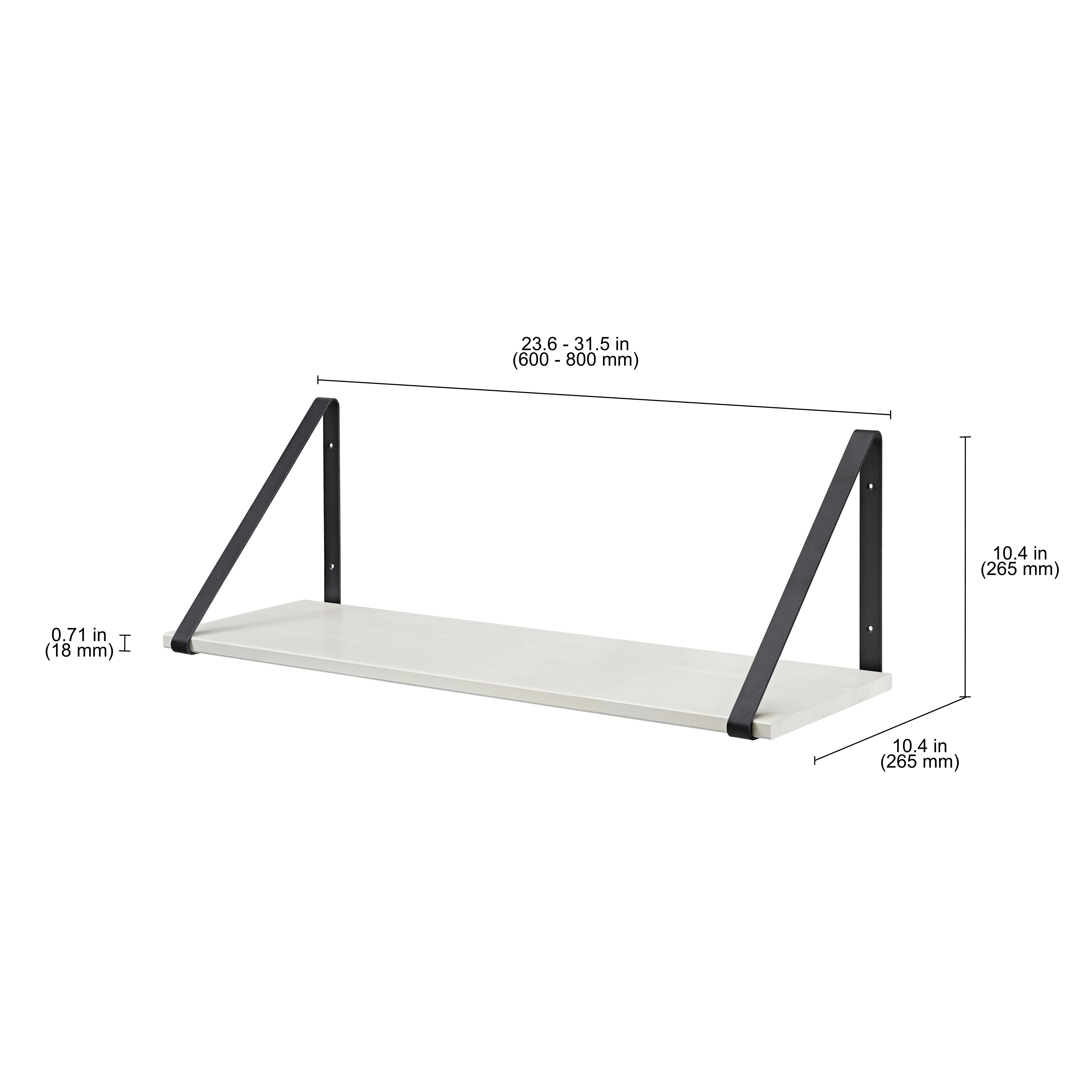 LITE VINTAGE Shelf and BERMUDA Bracket - Image 8