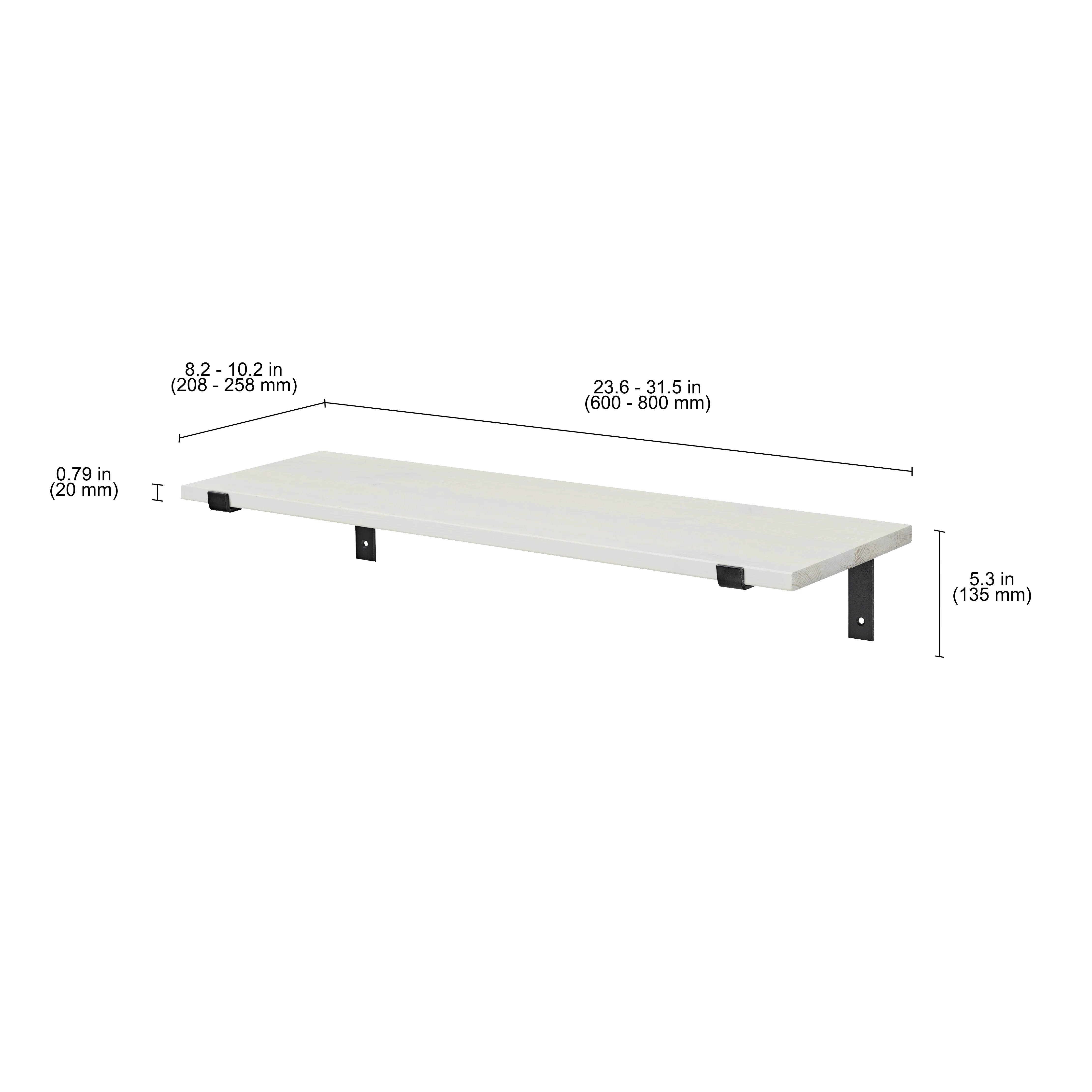 LITE VINTAGE Shelf and LIP Bracket - Image 4