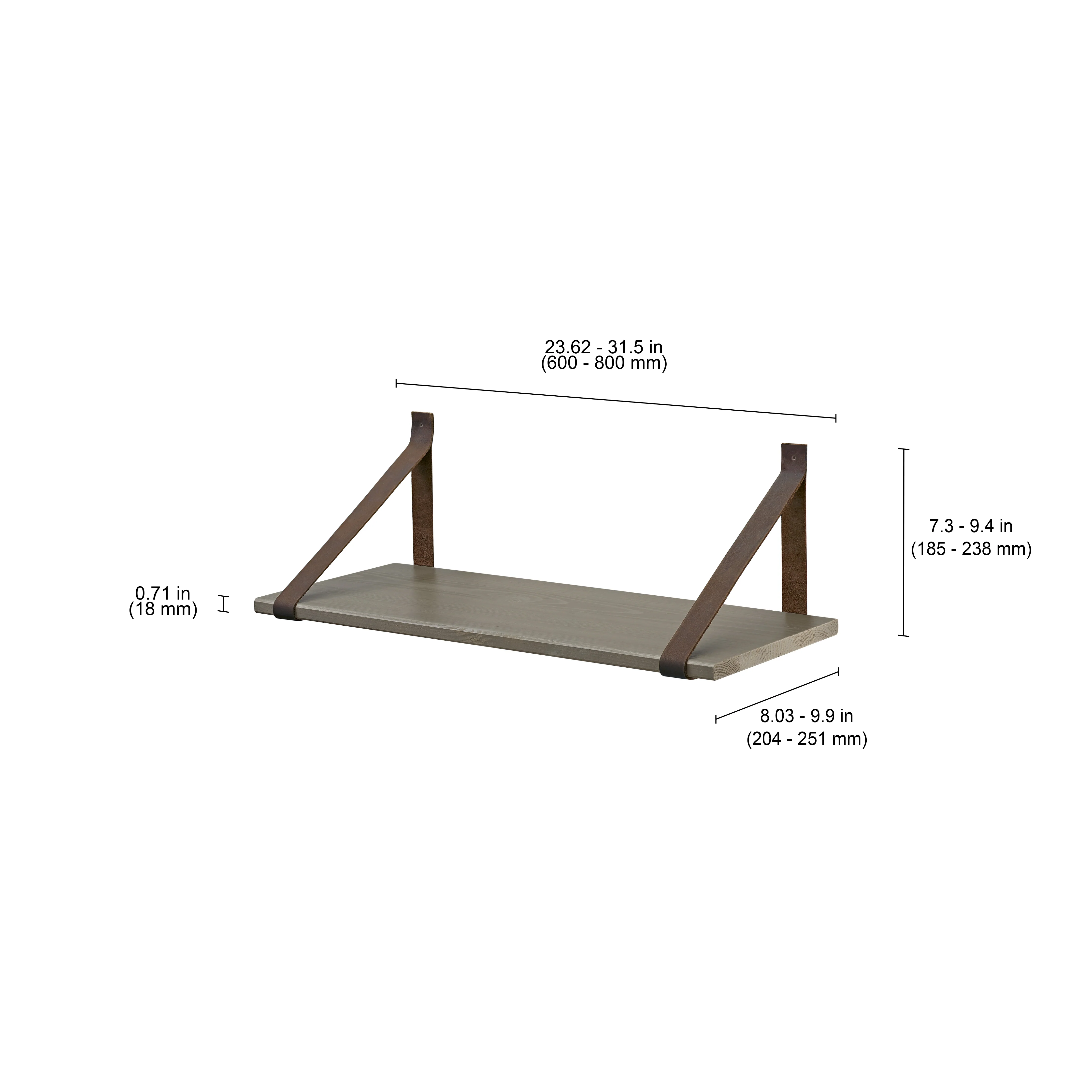 LITE VINTAGE Shelf and LOOP Bracket - Image 4