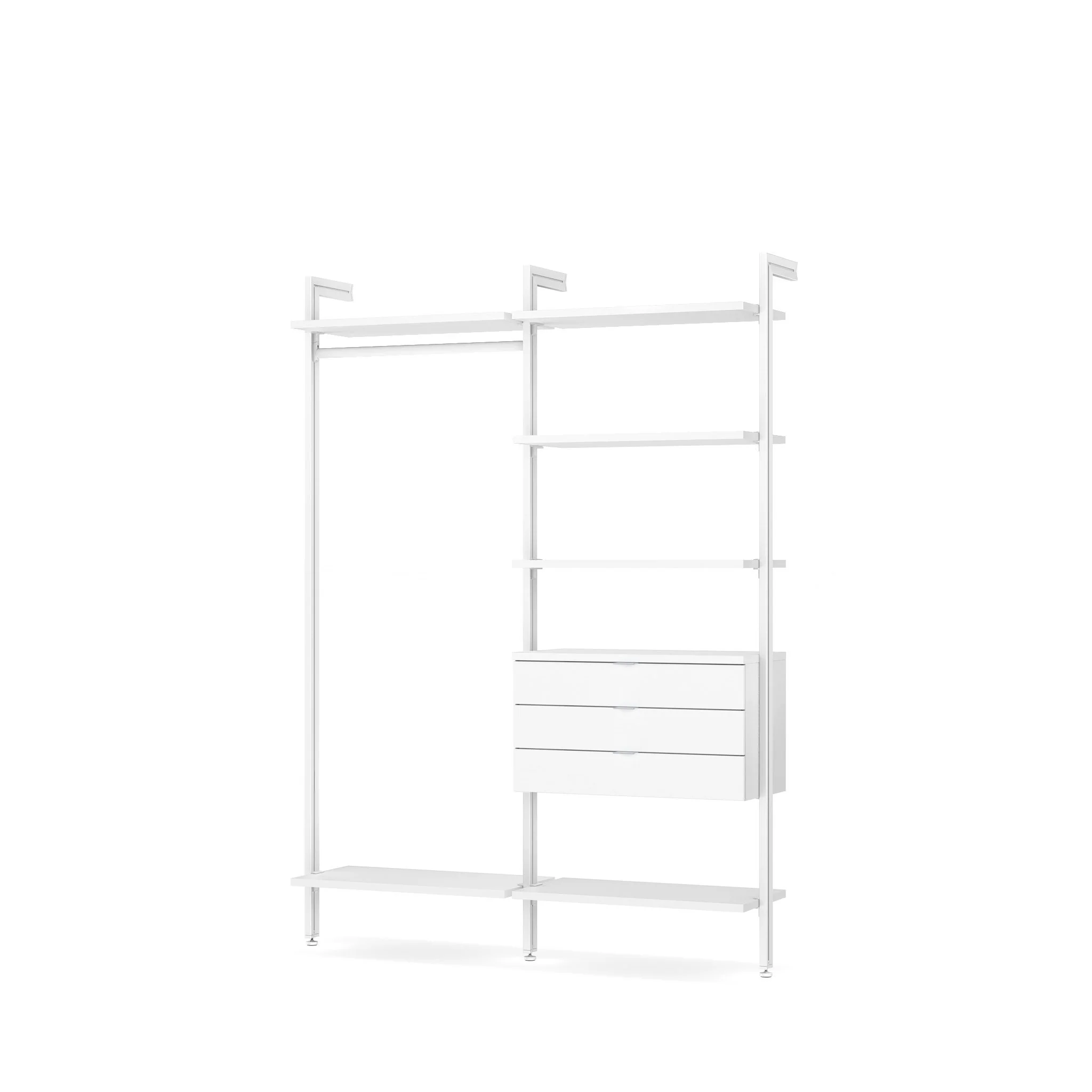 Wardrobe Closet with Drawers Open Wardrobe CLOS-IT W-204 - Image 2