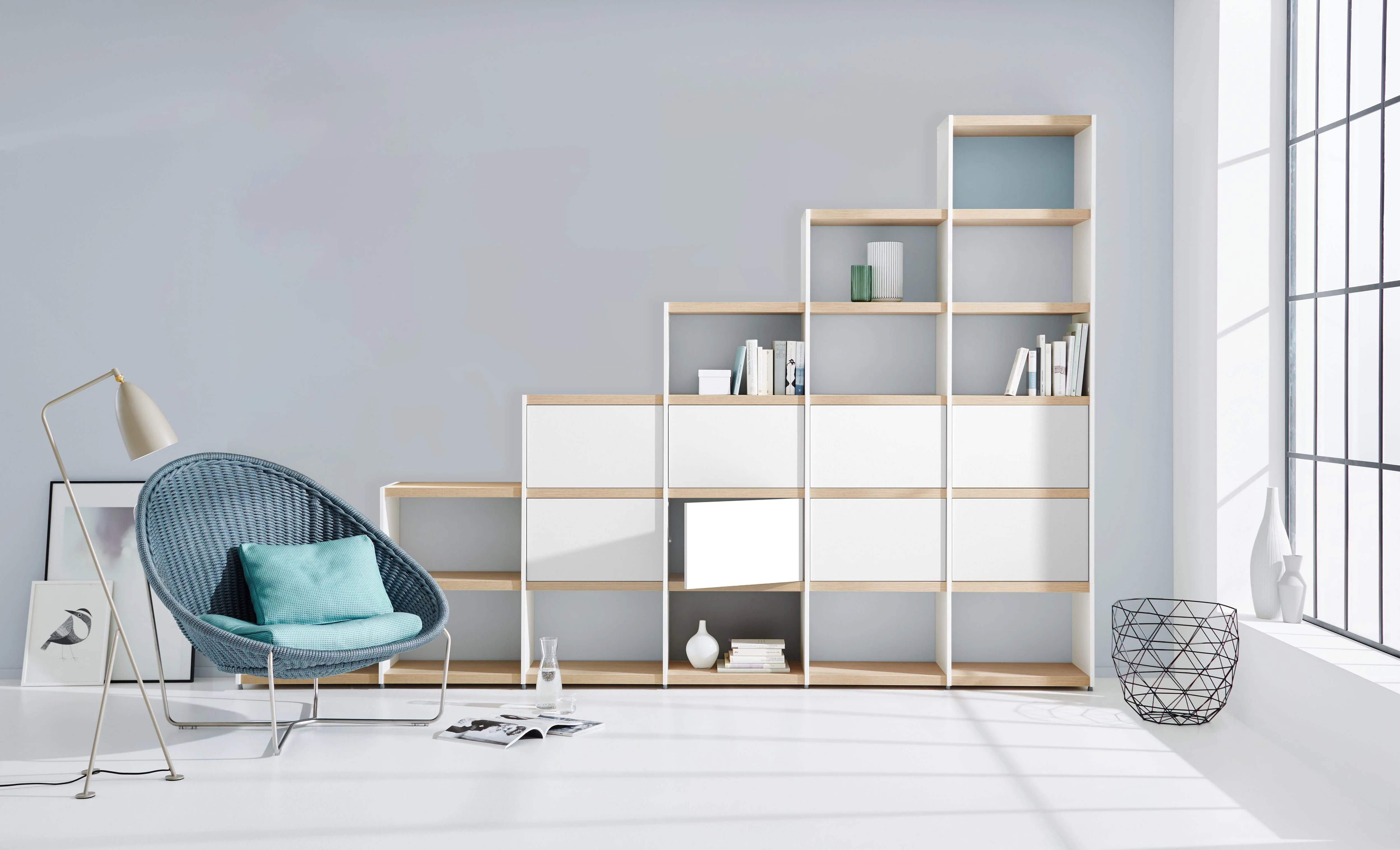 YOMO Modular Bookshelf 1x6 - Image 8