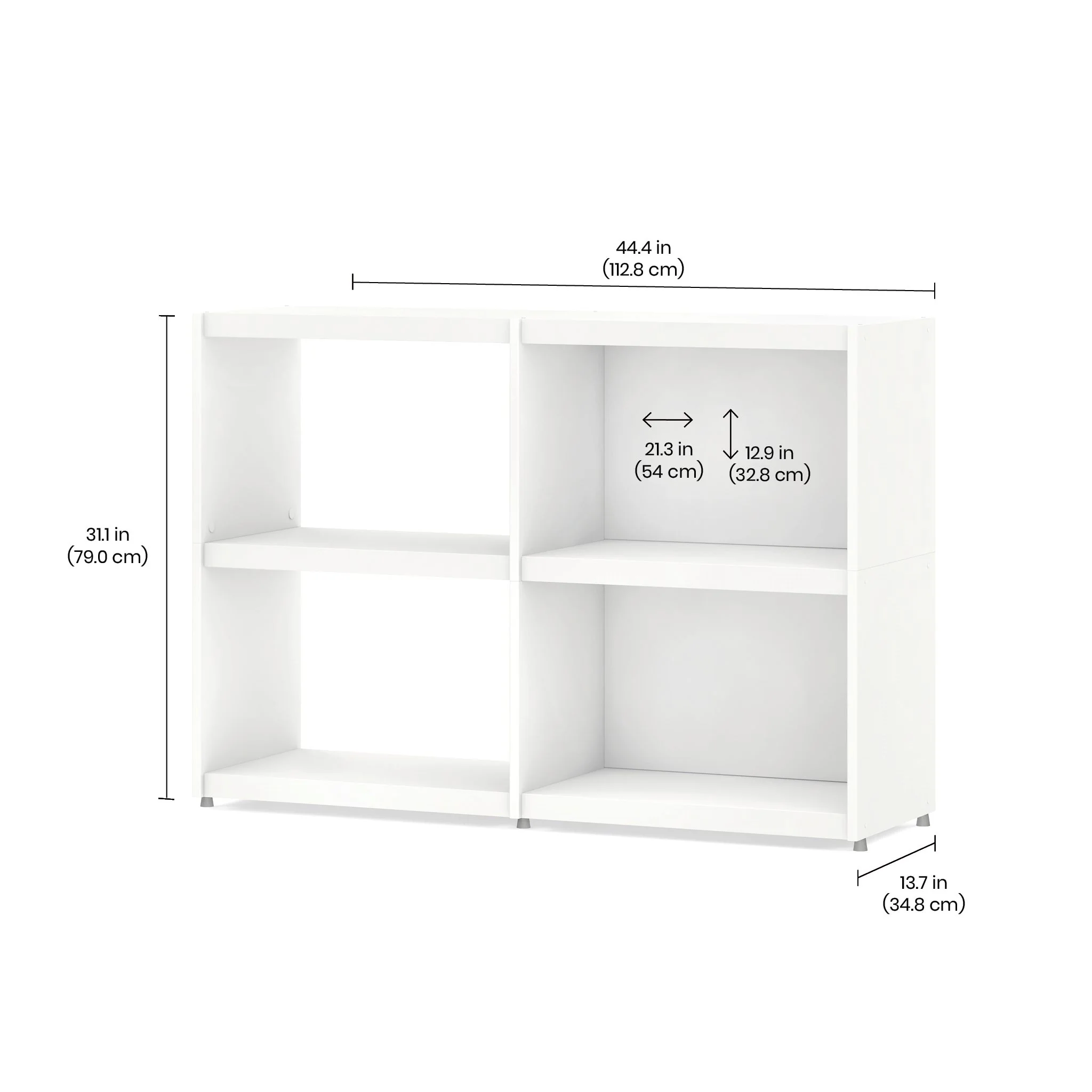 YOMO Modular Bookshelf 2x2 - Image 2