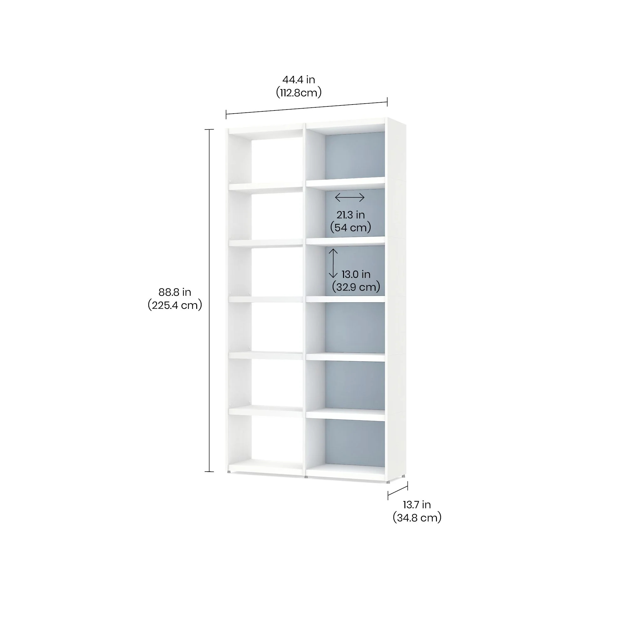 YOMO Modular Bookshelf 2x6 - Image 7