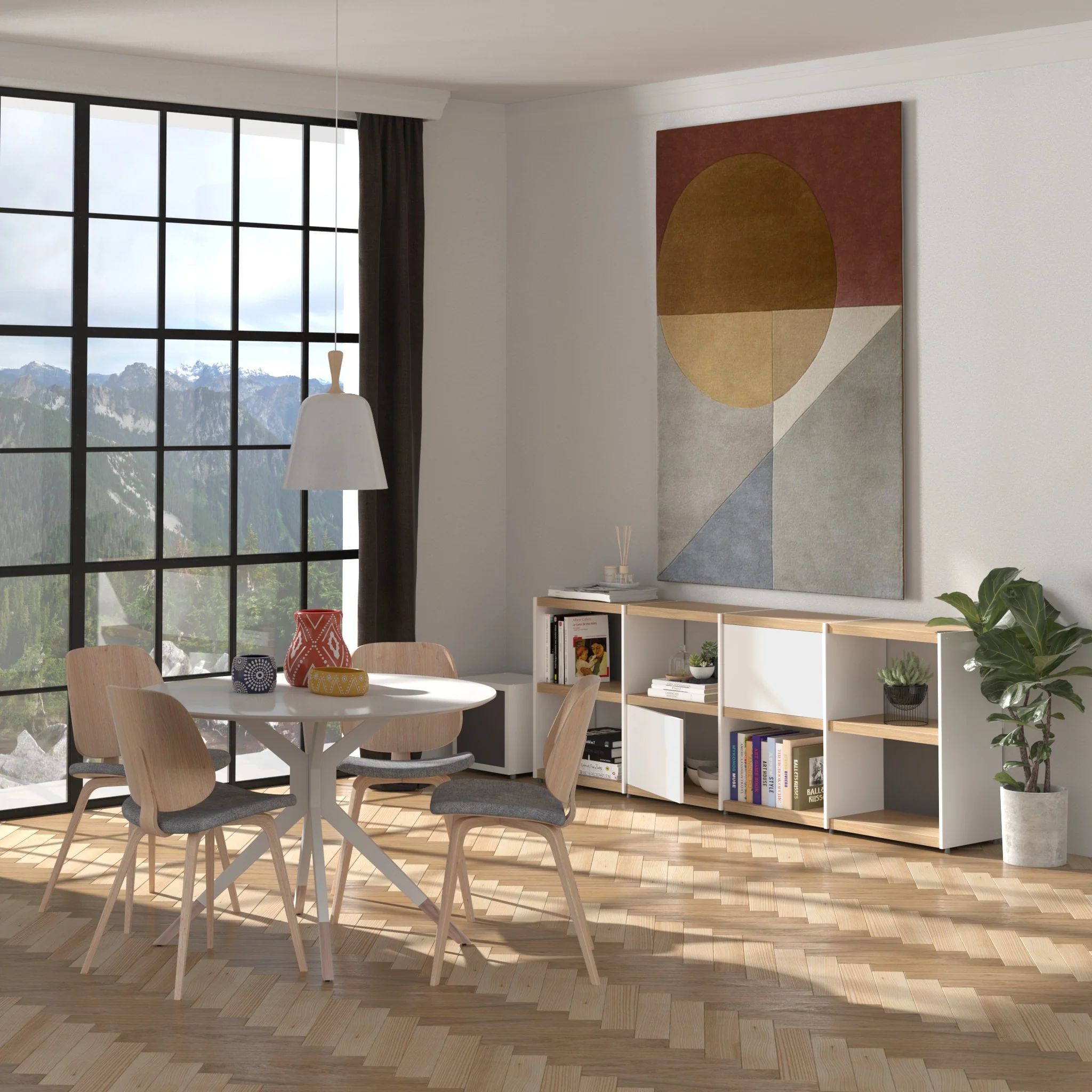 YOMO Modular Bookshelf 5x1 - Image 8