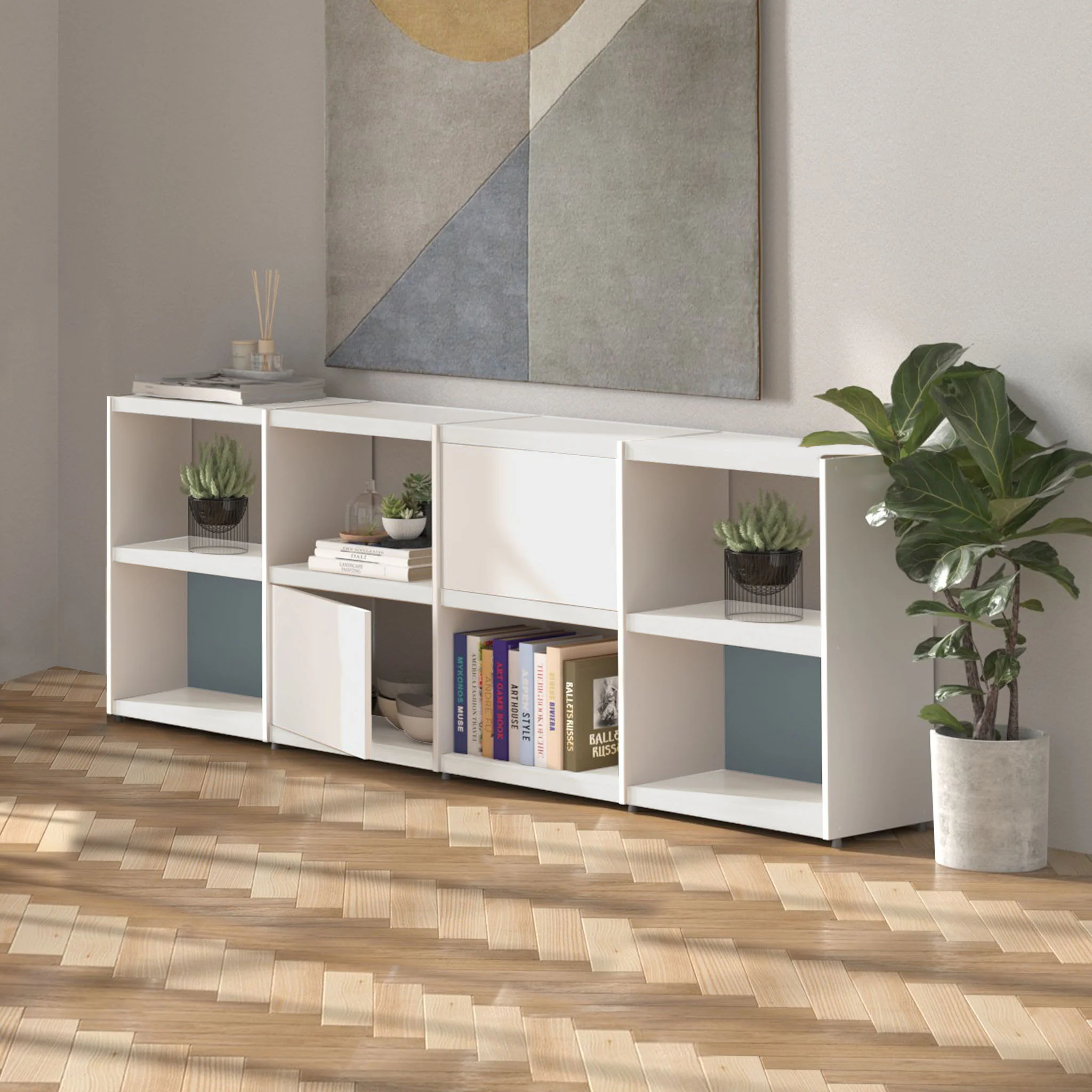 YOMO Modular Bookshelf 5x2 - Image 2