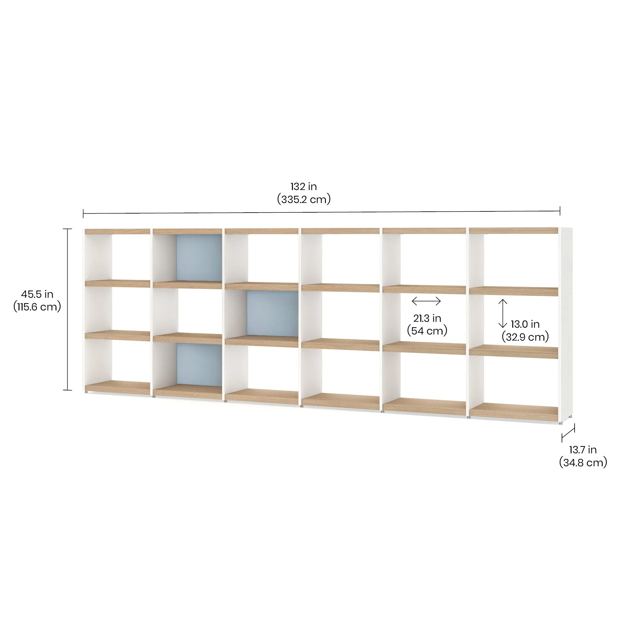 YOMO Modular Bookshelf 6x3 - Image 4